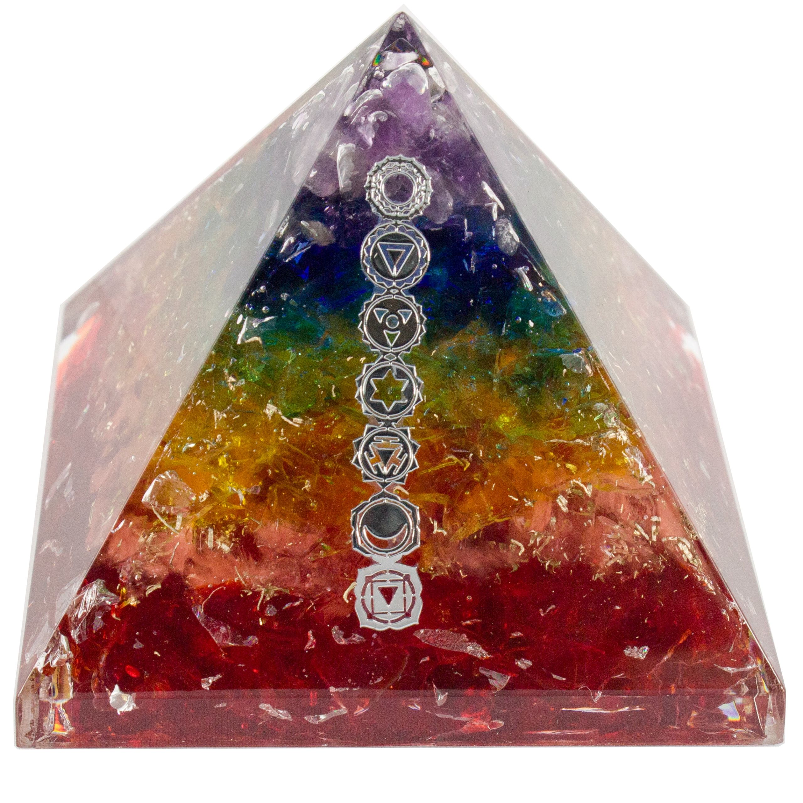  Pyramide orgonit amethyst lazuryt oliwin tigerauge feng shui chakren 5cm