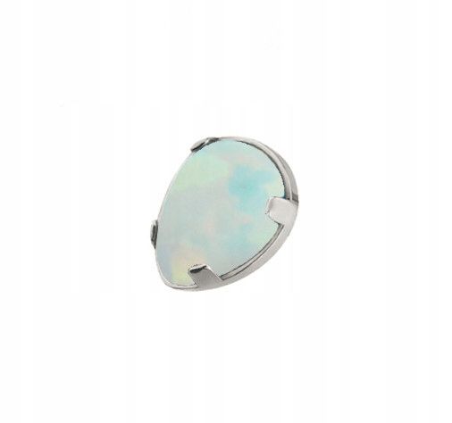  Titán orech - čierny agát - piercing 1,2 mm