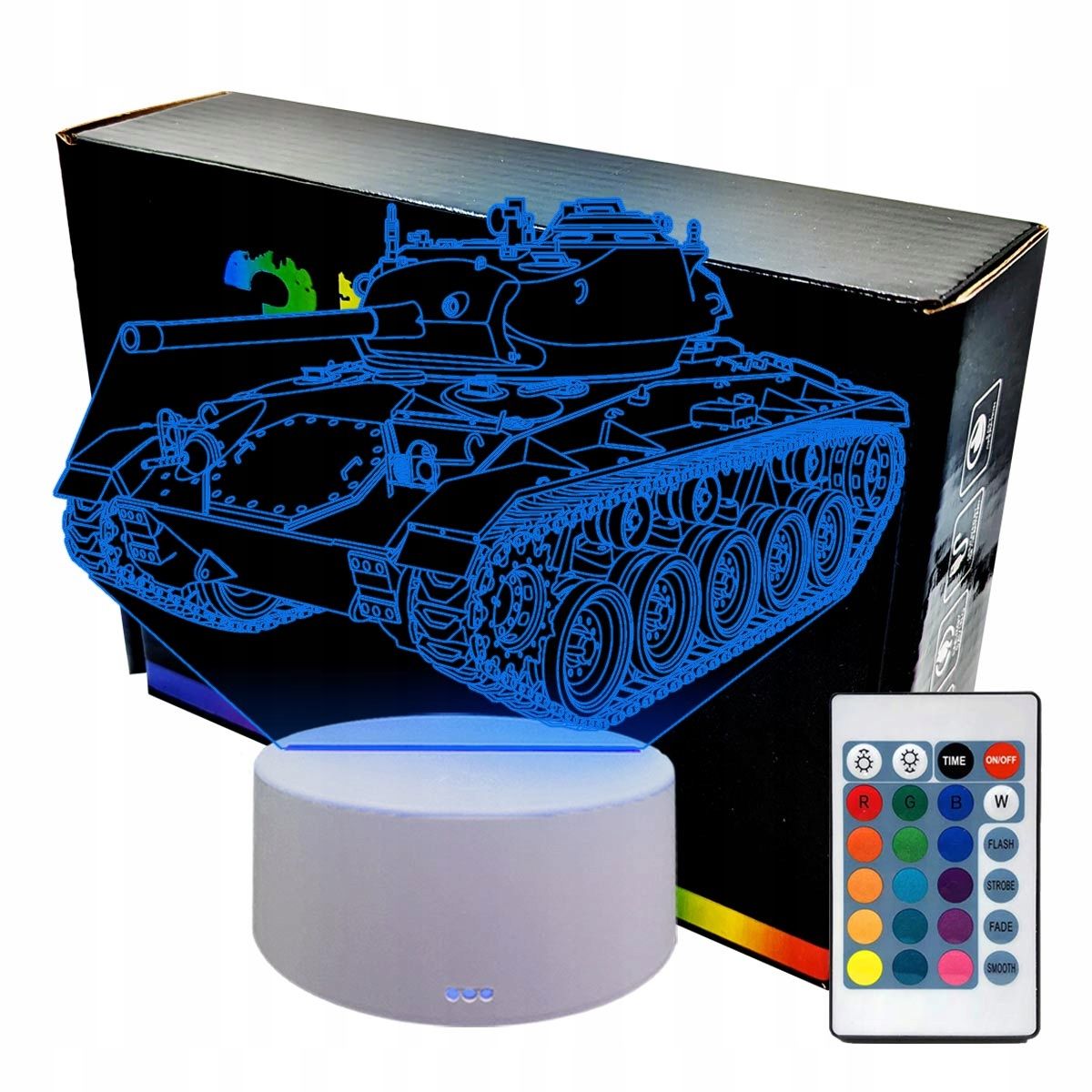  Noční světlo elektrický skútr 3d lampy led
