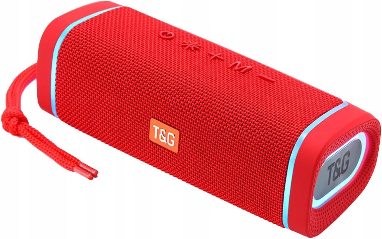  Wireless speaker t&g tg375 bass radio bluetooth led microphone black