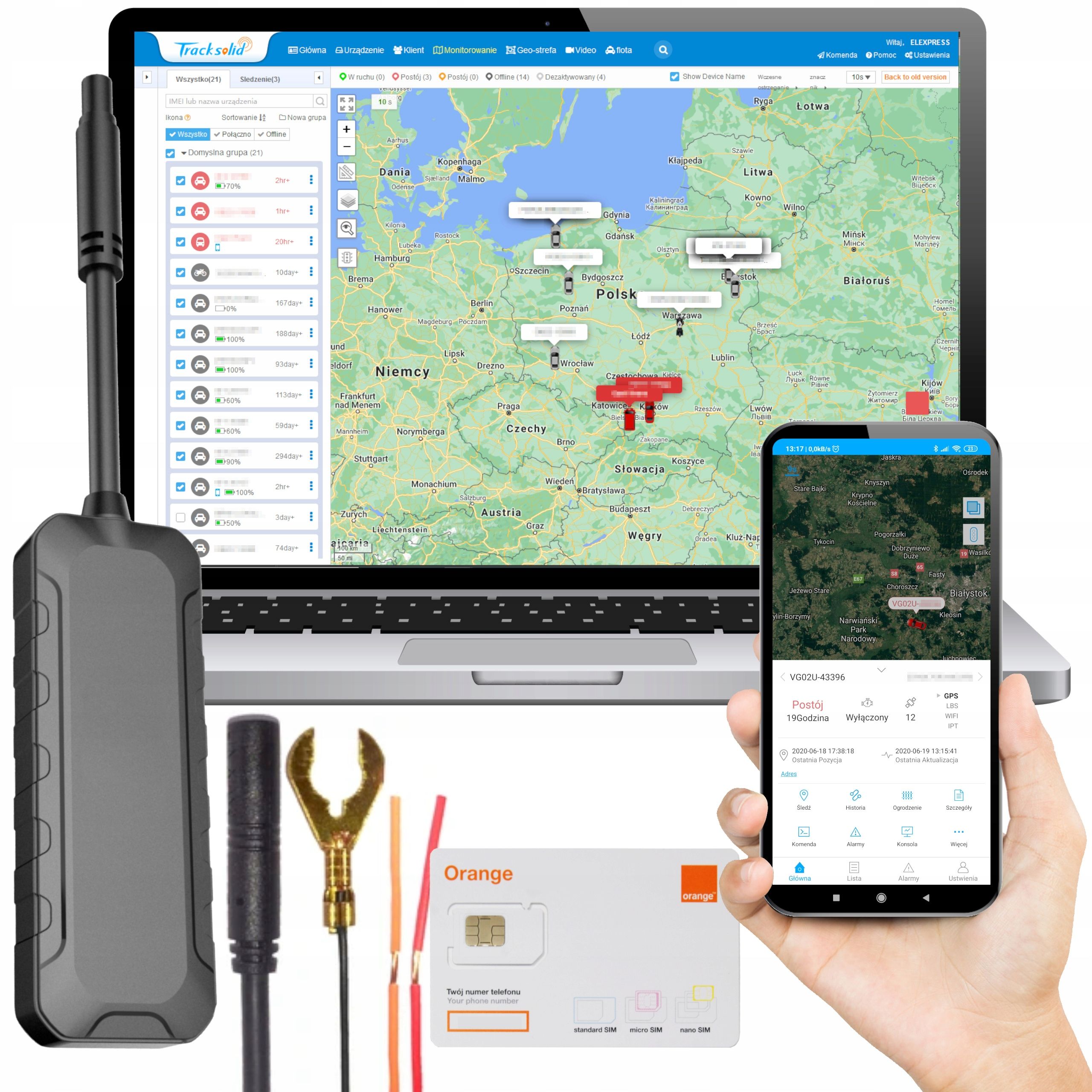  Gps tracker mini elektrická vozidla moped 9-90v www gadget