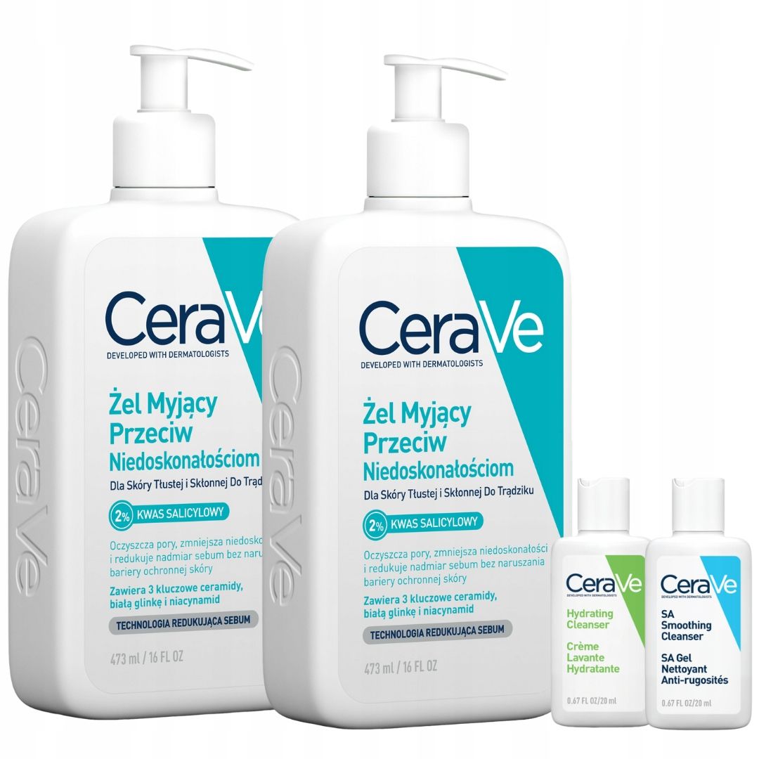  Cerave duschgel reduzierung von unvollkommenheiten 473ml, gesichtscreme mit spf 50