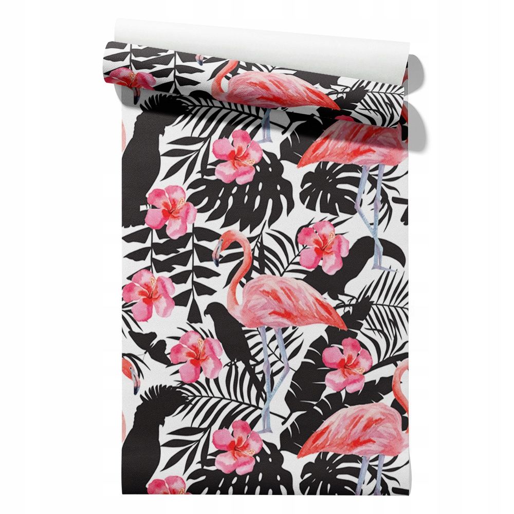  Wallpaper non-woven fabric pastel cherries wallpaper in a roll 50cm x 6,1mb