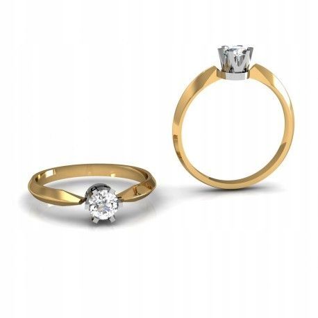  Lieliski gredzens ar izcili 0,44 ct -50% id