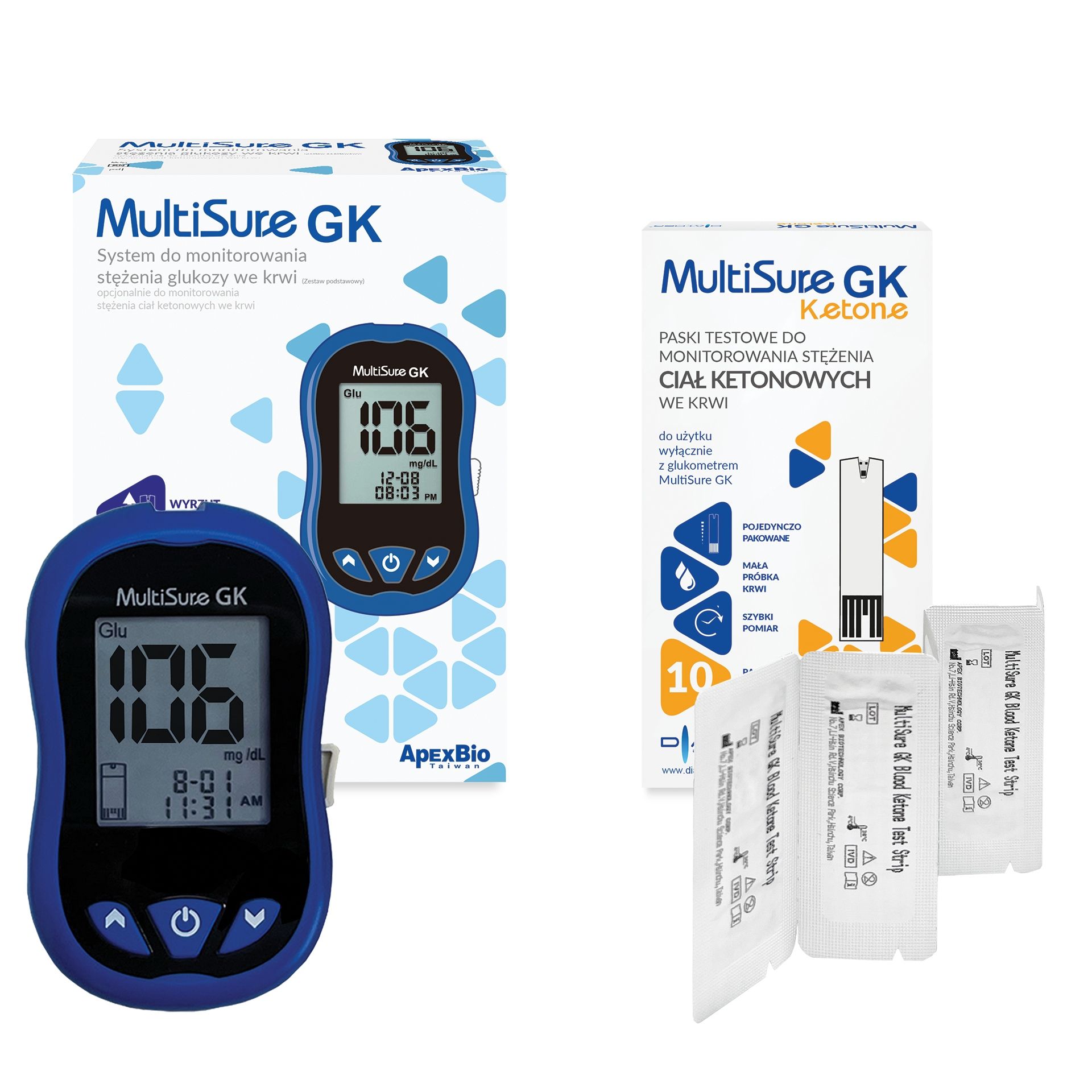  Ketometer zur messung konzentrationen cial ketone multisicher gk + 10 riemen
