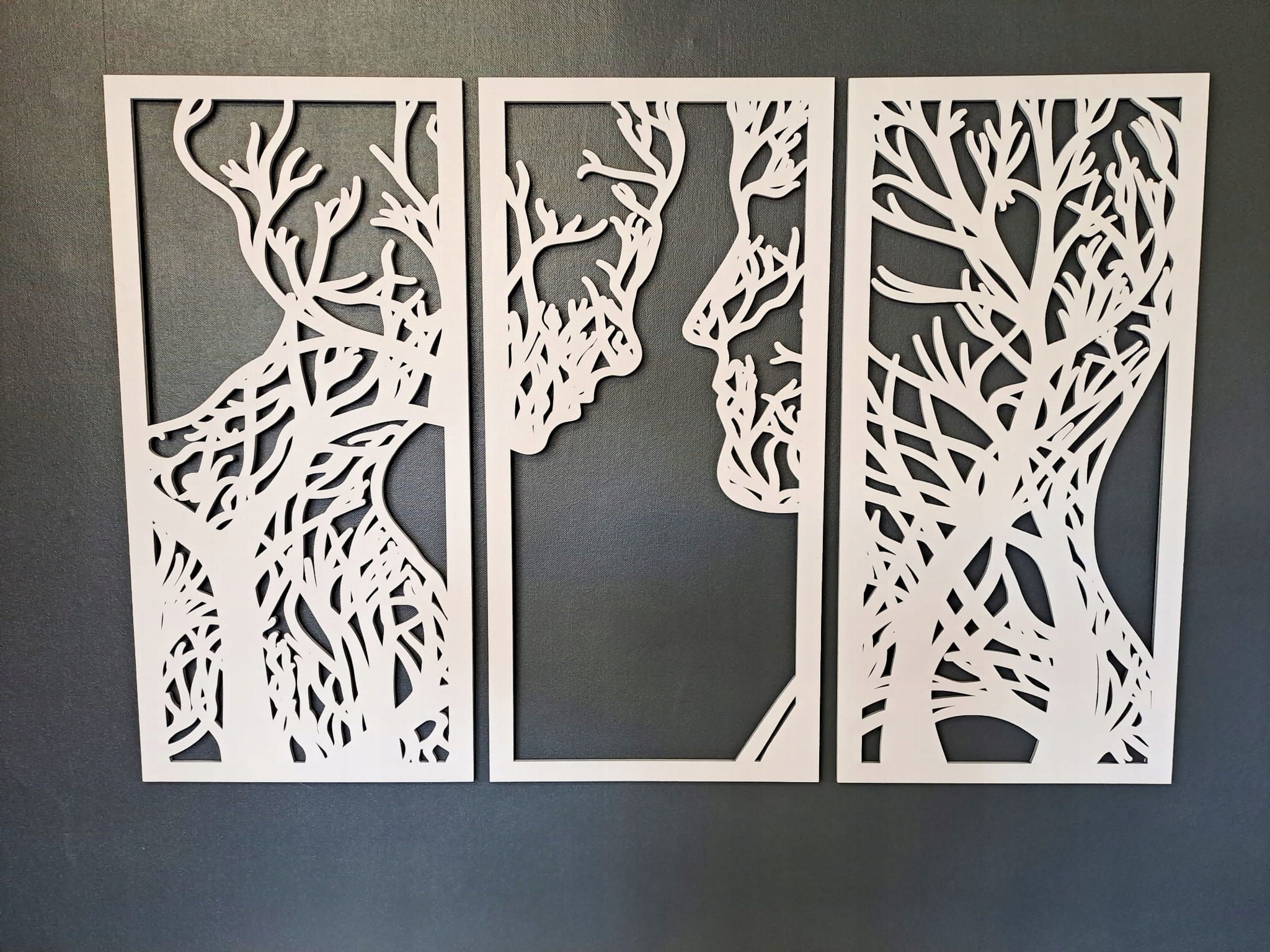  Plāksnes ažūra komplekts 8 rozet-dekoracja piestiprināms pie sienas 3d