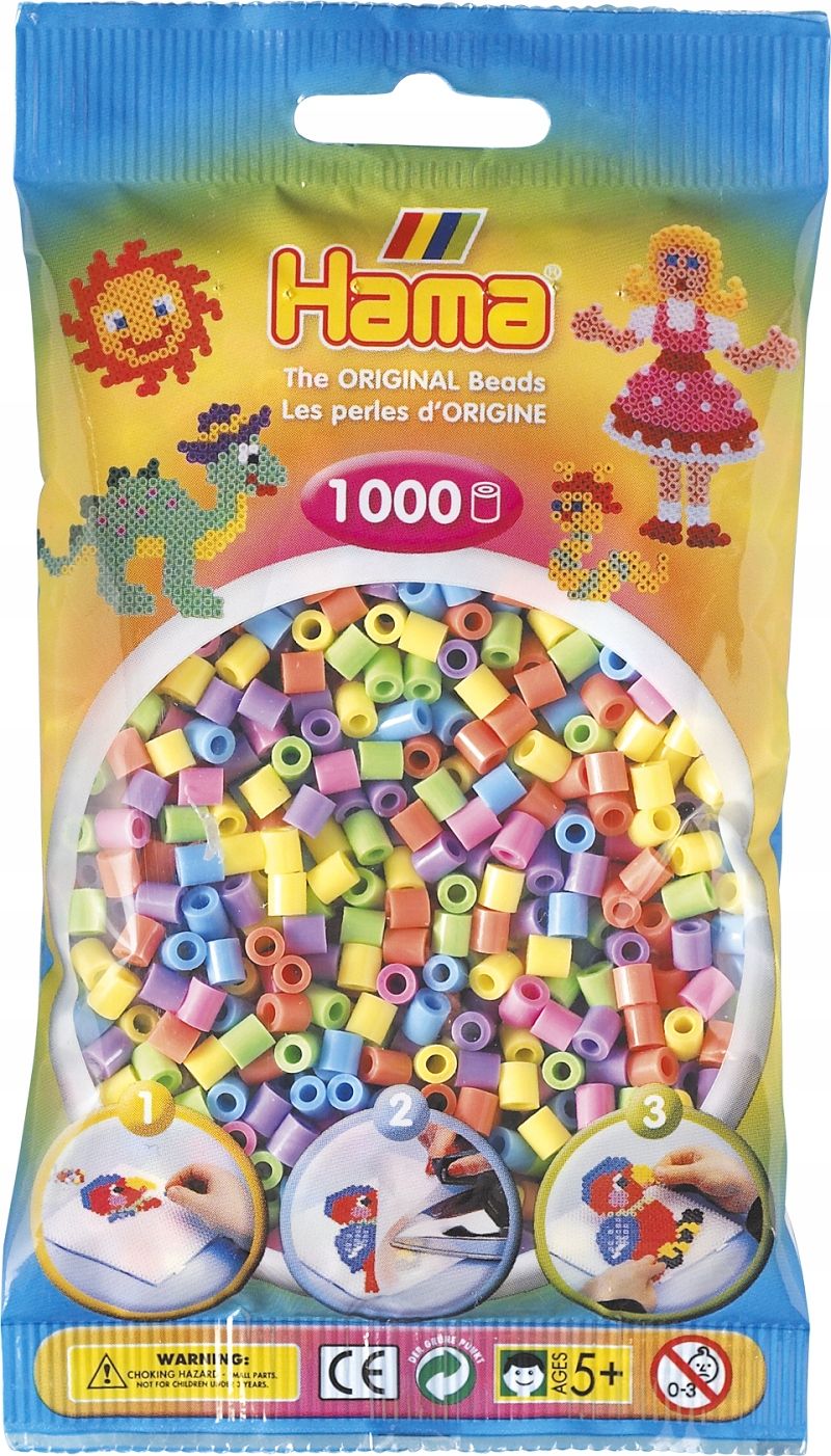  Hama 207-103 - svetlo žltý - 1000 korálky midi - krk
