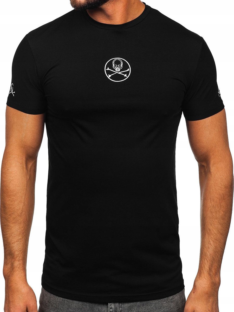  Herren-t-shirts rundhalsausschnitt denley größe m