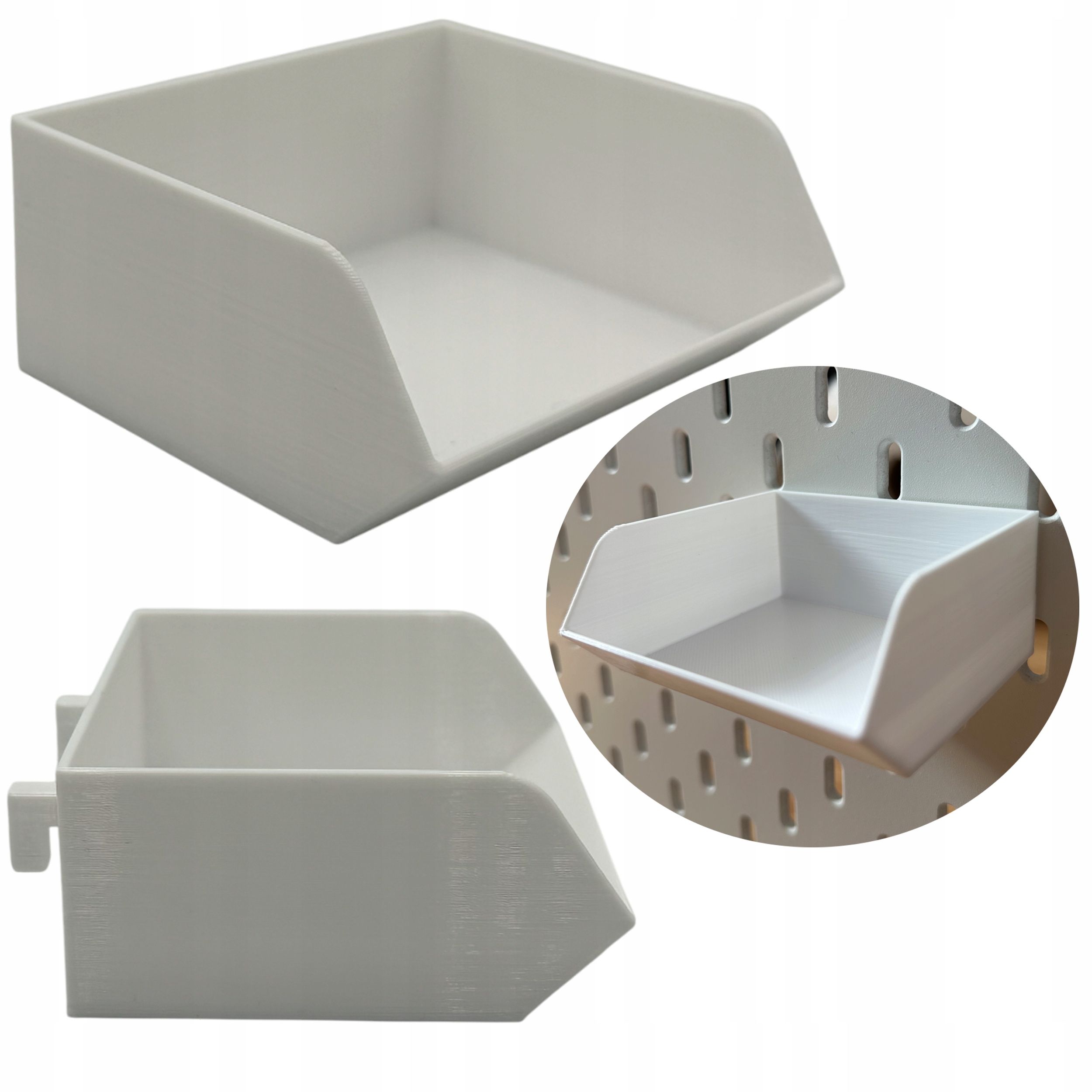  Organaizeris box lentai perforuotos ikea skadis mažas indelis 3 kompiuterių.