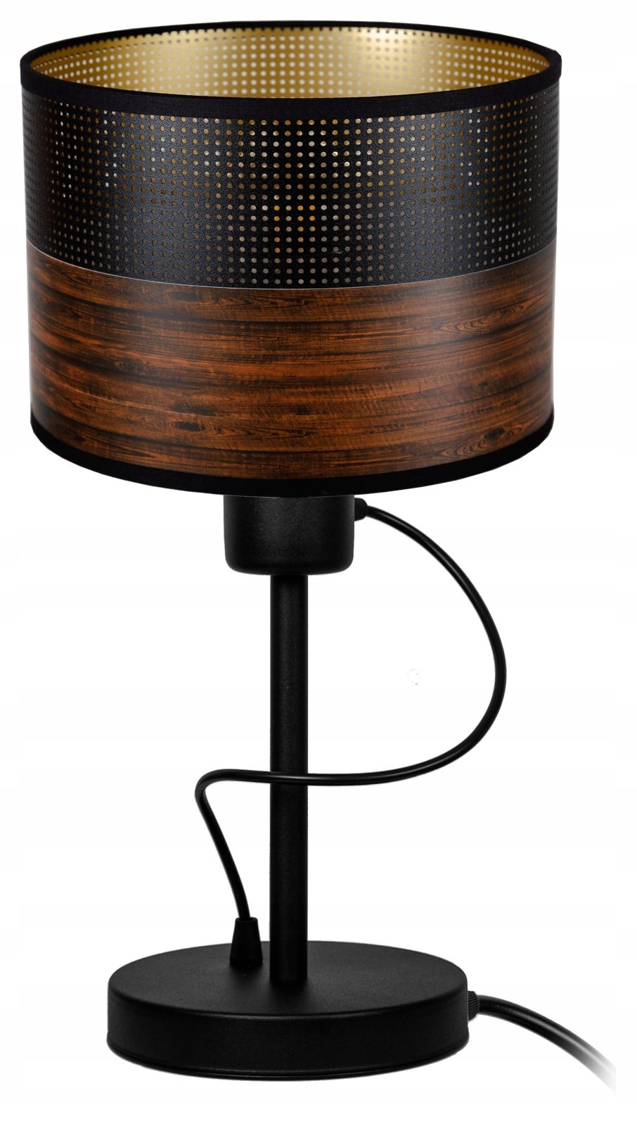  Štýlový nočná/stolová lampa moderné sklo kapucňa plisované grafitová farba led