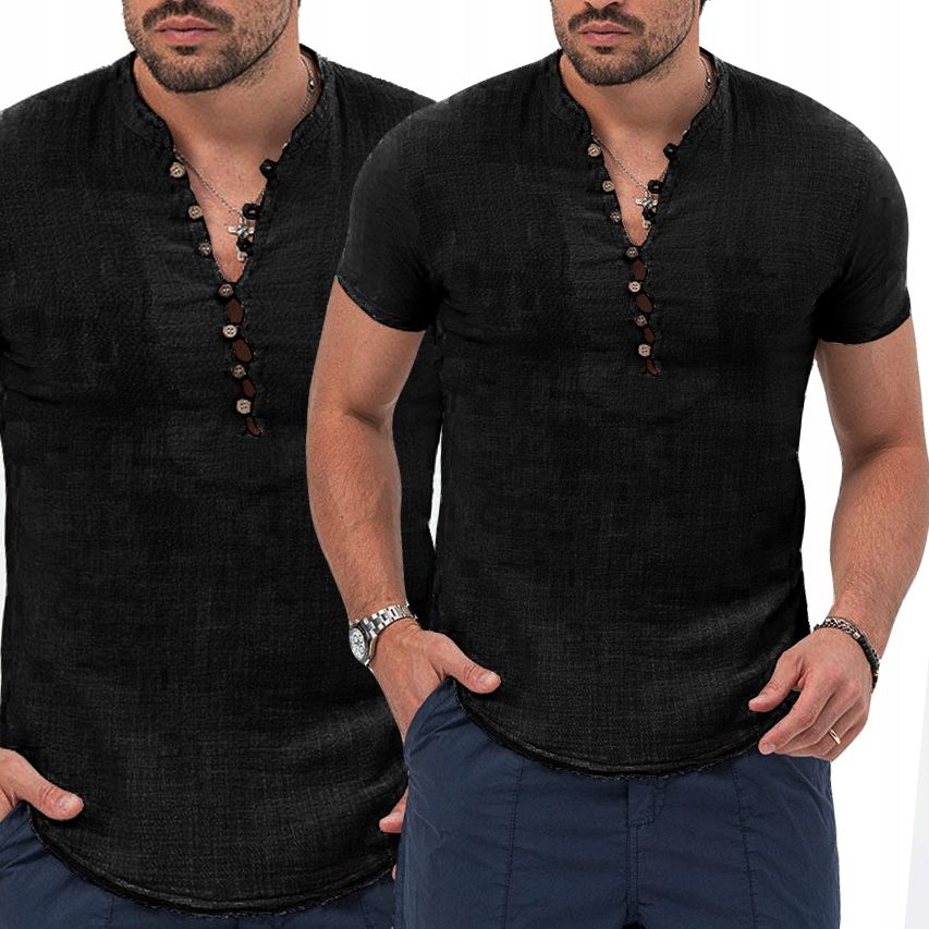  Mondomen pánská košile casual bavlna za dárek krátké rukávy slim bavlna velikost xxl