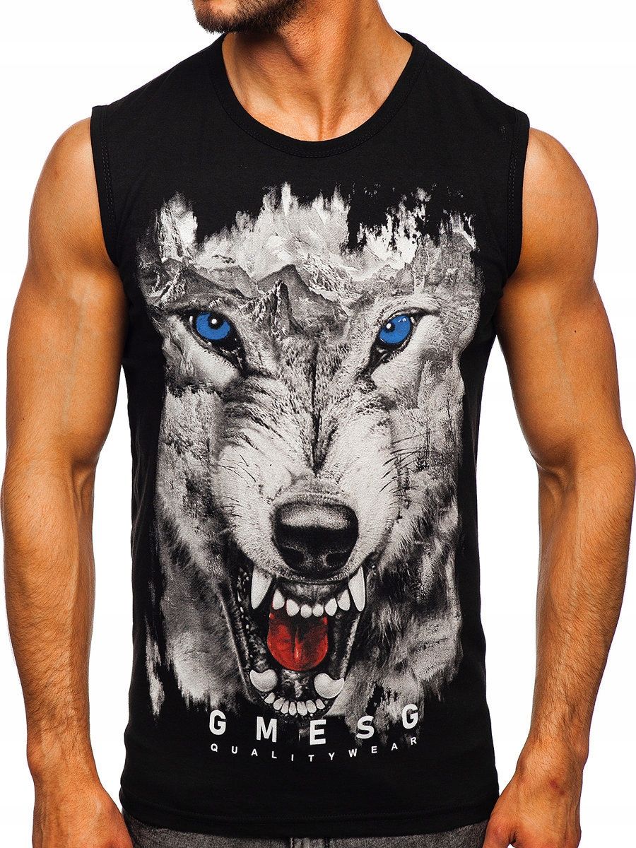  T-särk tank top meessoost valge 14854 rozmiar_2xl