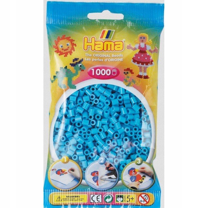  Hama 207-103 - svetlo žltý - 1000 korálky midi - krk