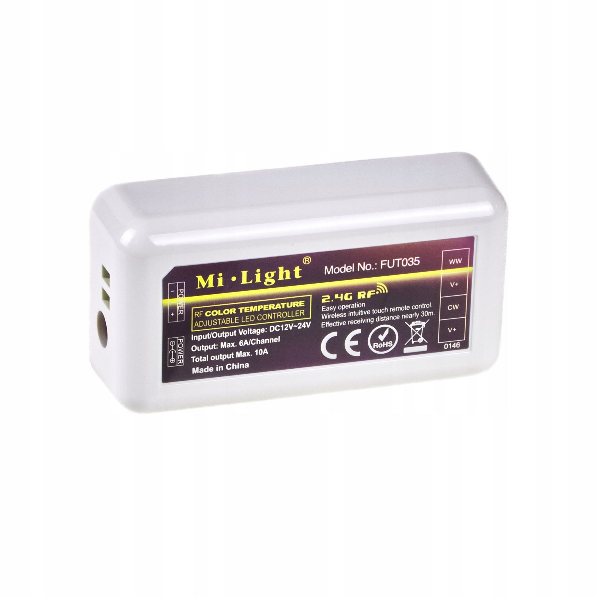  Waterproof controller miboxer fut038sp rgbw zone controller 2.4gh ip65
