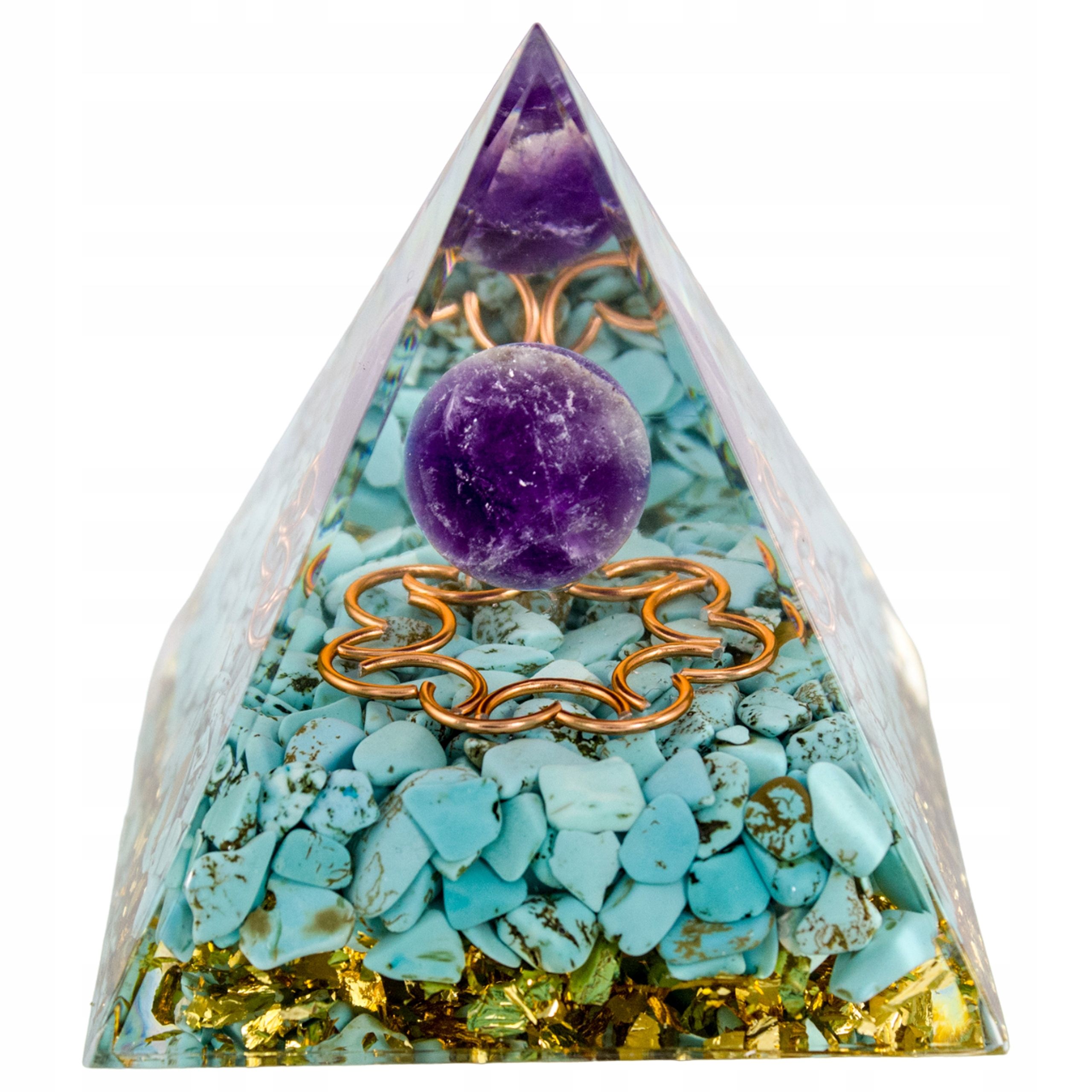  Pyramide orgonit amethyst lazuryt oliwin tigerauge feng shui chakren 5cm