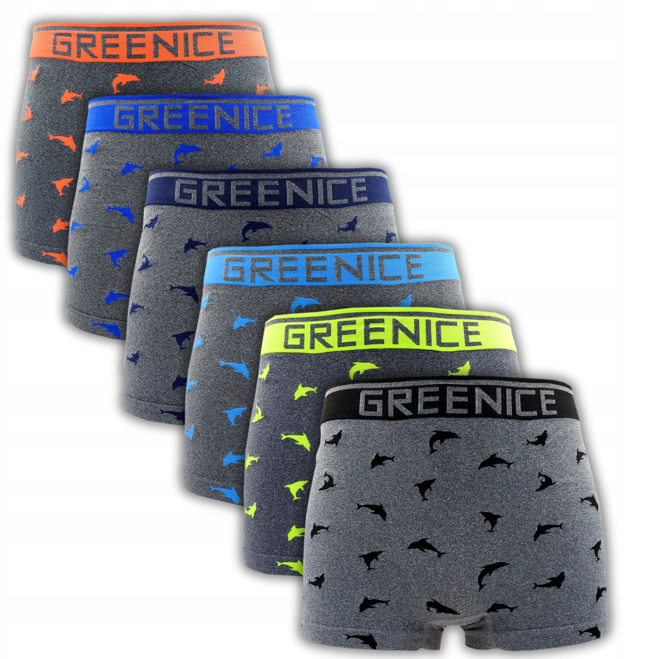  6x nohavičky pánske boxerky bezšvový elastický farbistý spisy veľkosť m/l