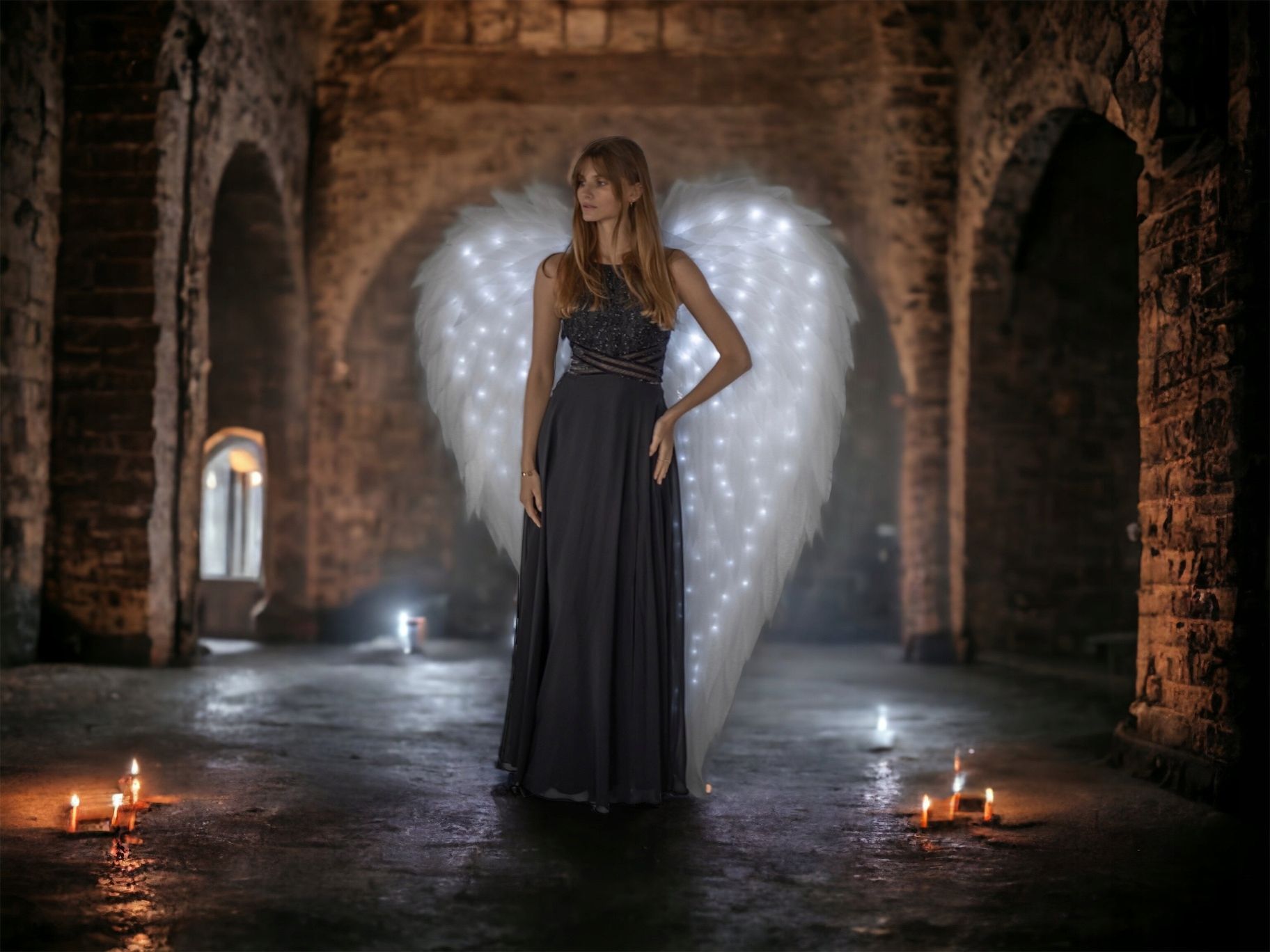  Angel costume wings for sessions photos 150 cm