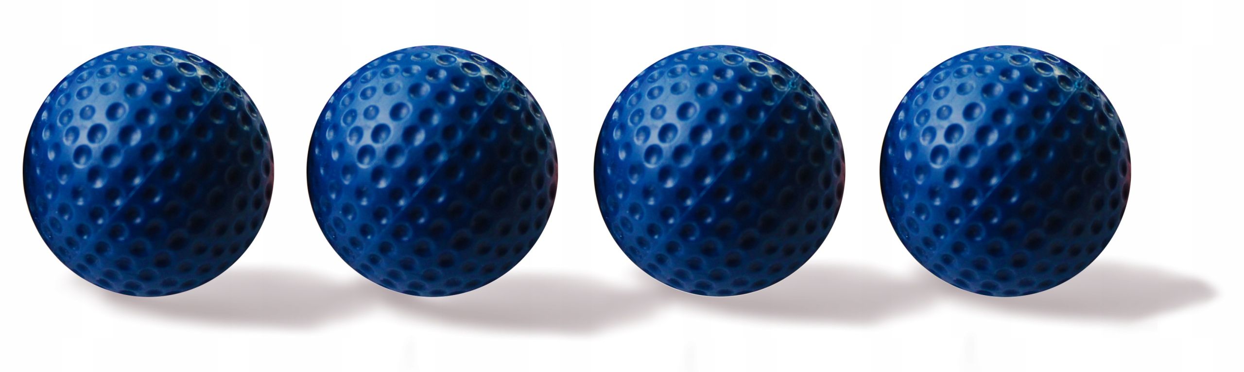  4 x mini golf ball purple ball mini golf