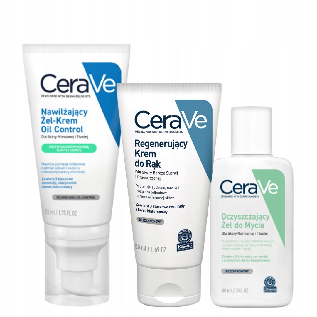  Cerave feuchtigkeitscreme gel-creme oil control + feuchtigkeitscreme gesichts spf 50