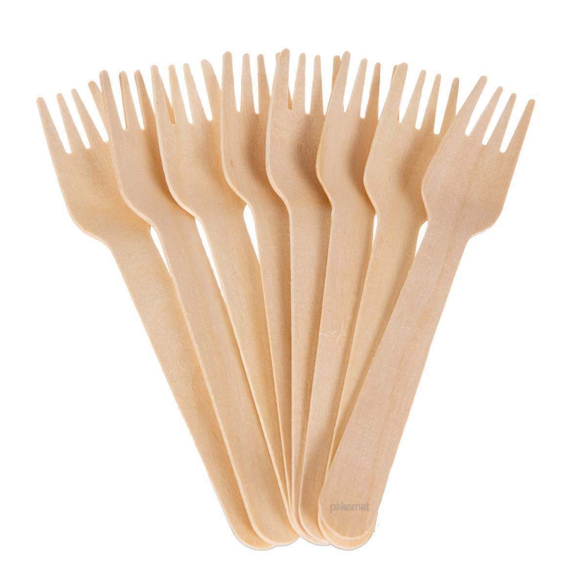  Spoons ecological small wooden biodegradable disposable a100 11cm