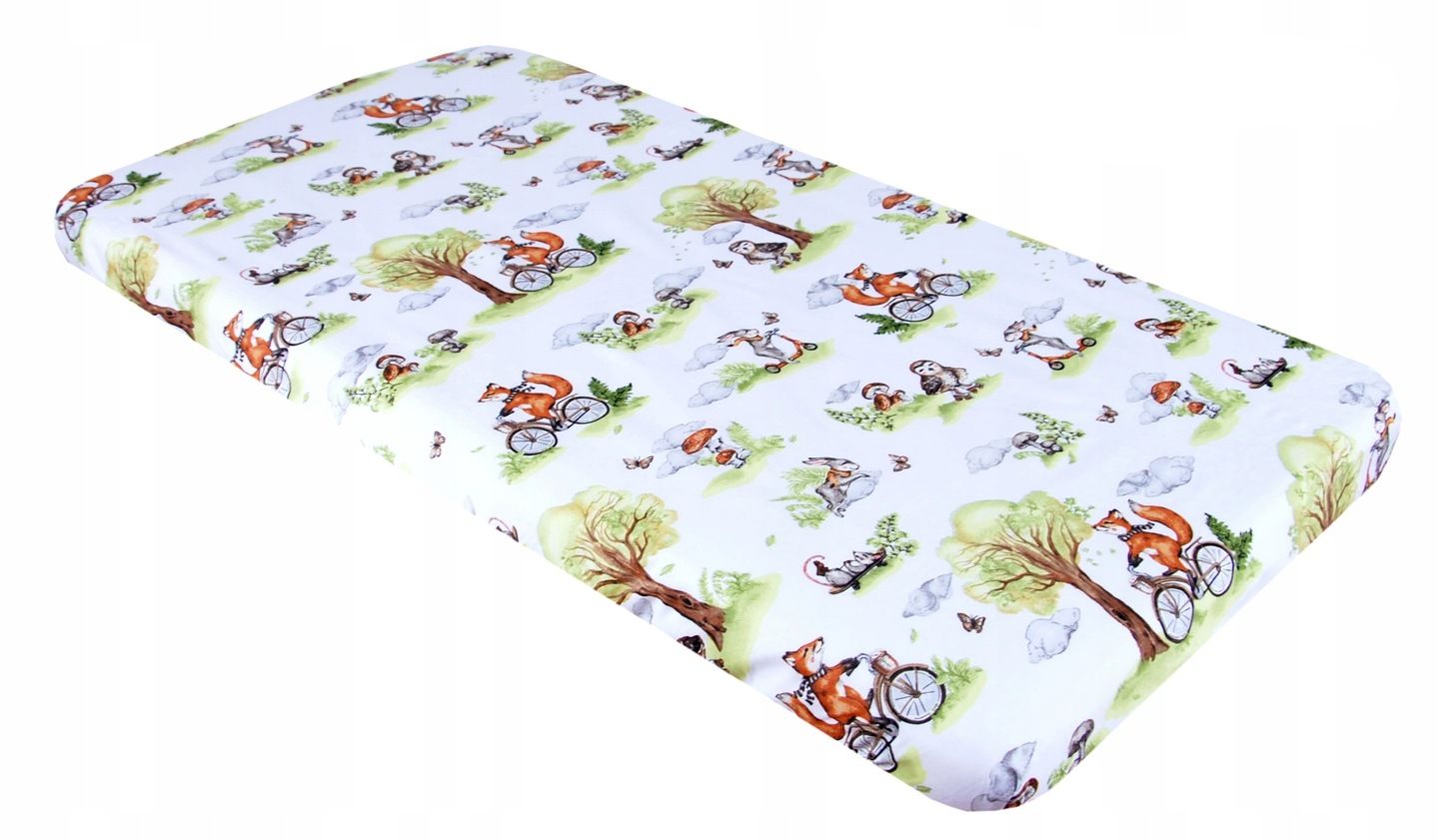  Babylux laken mit gummizug für die krippe muslin musselin 60x120 teddybären