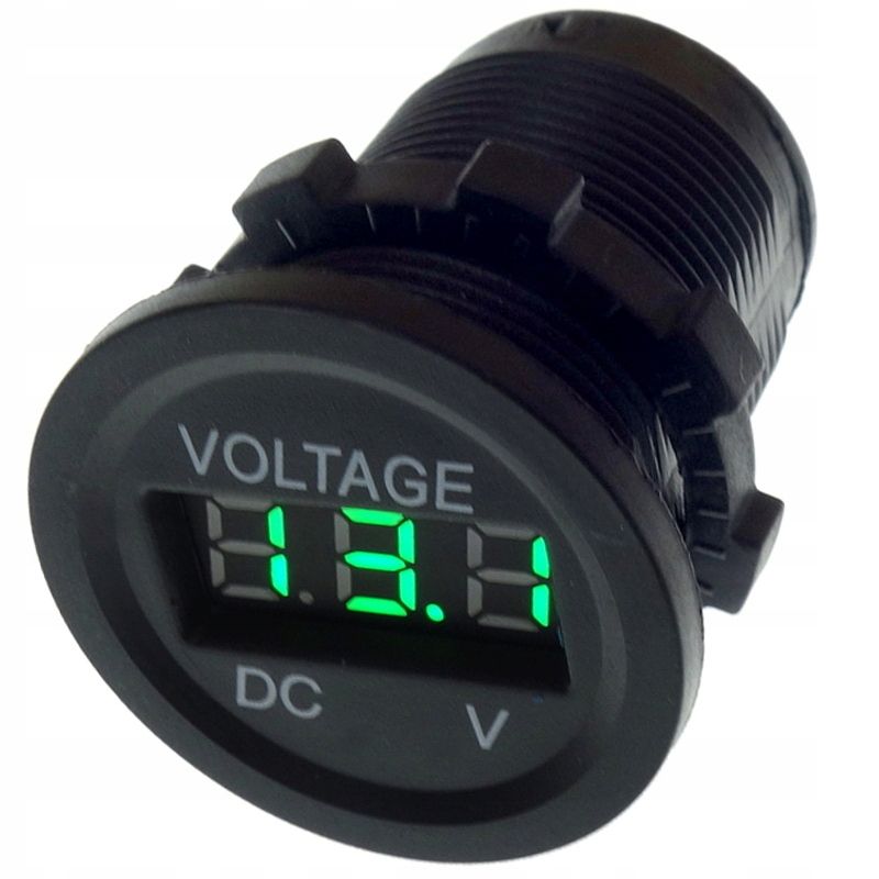  Voltmeeter 3-30v dc pingemõõtur punane lcd 0,28" õhukindel
