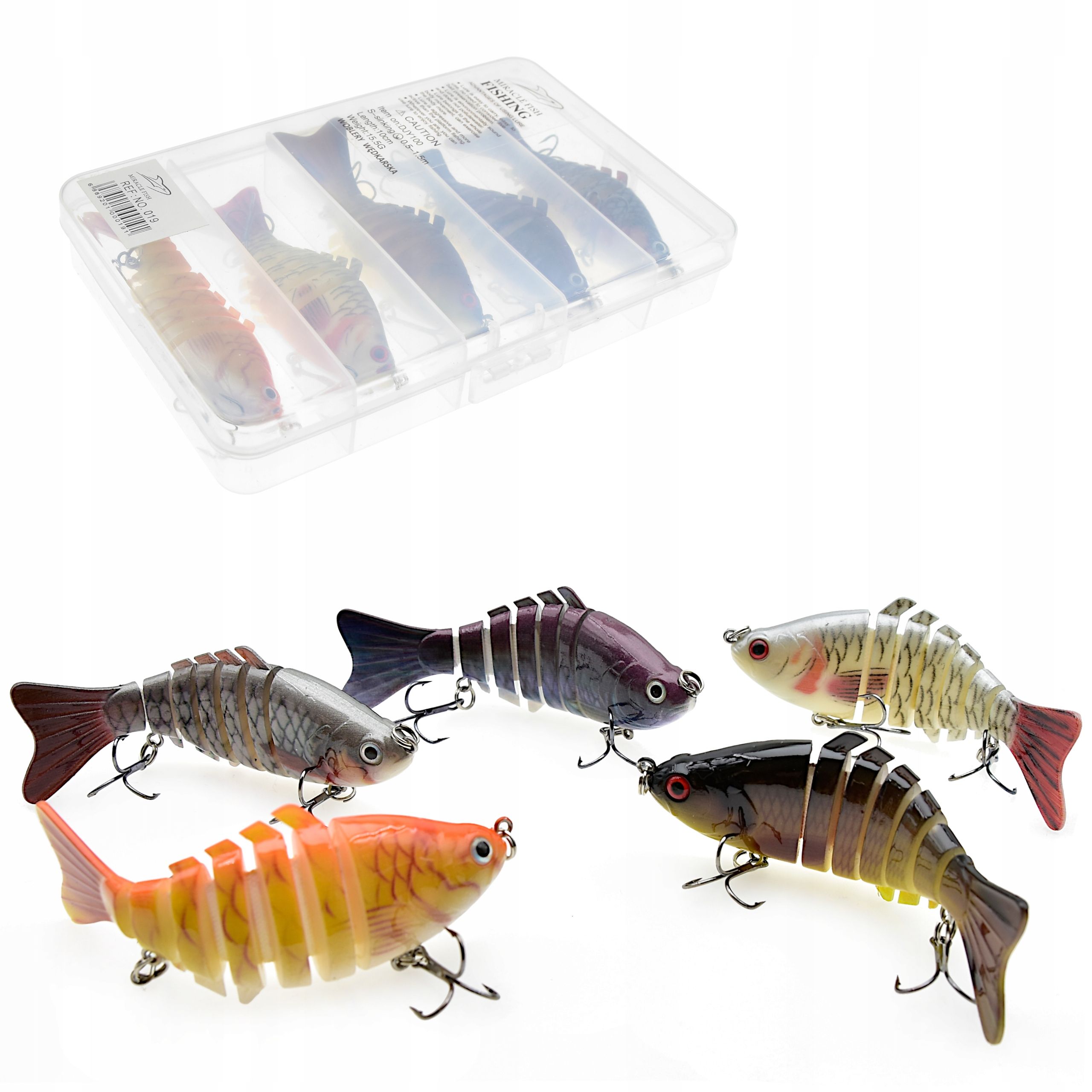  Wobbler zum angeln minnow pop walker 3d kunstköder 5,5 cm 8 g