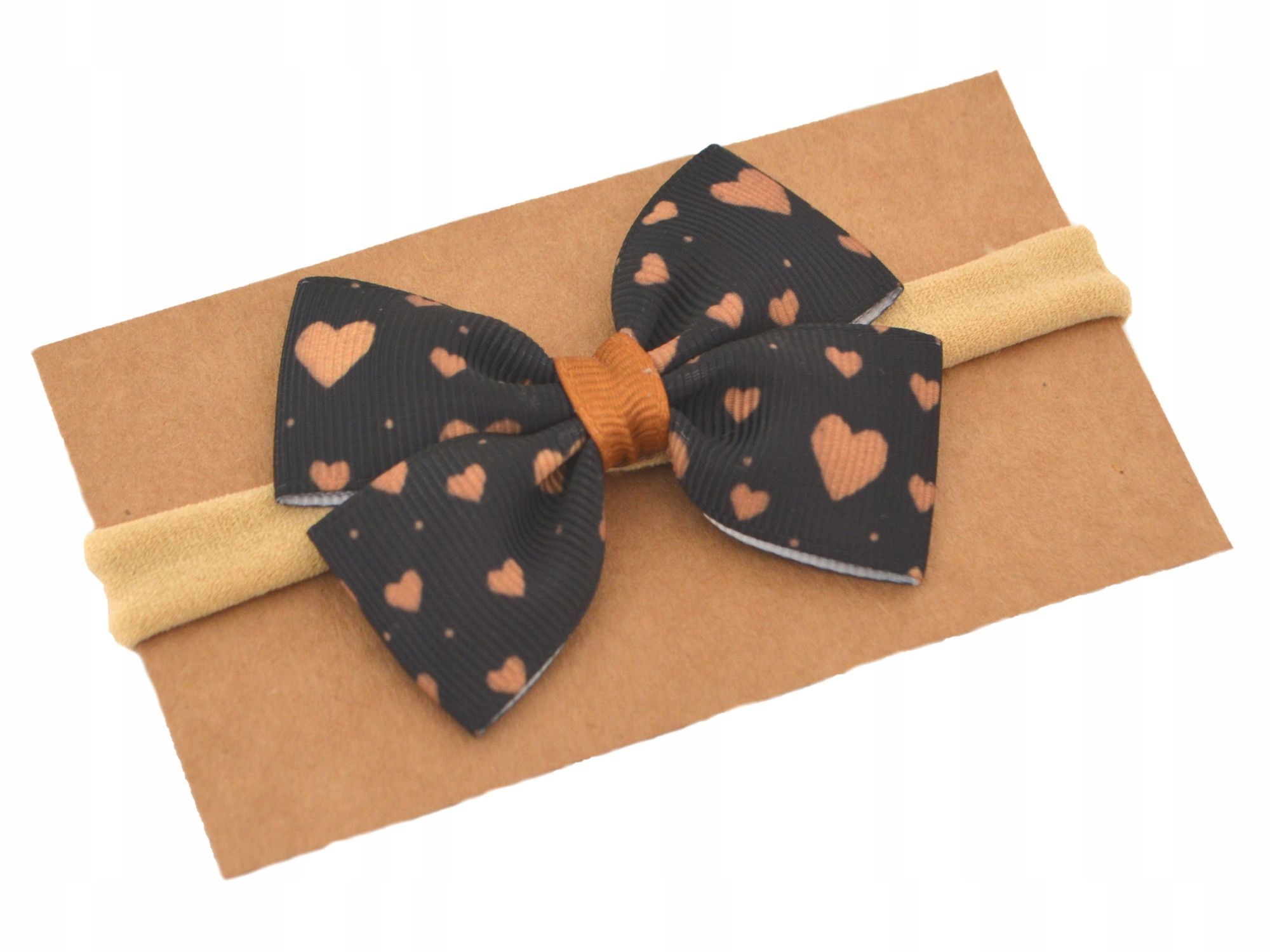  Bezuciskowa stirnband für babys bogen schwarze farbe