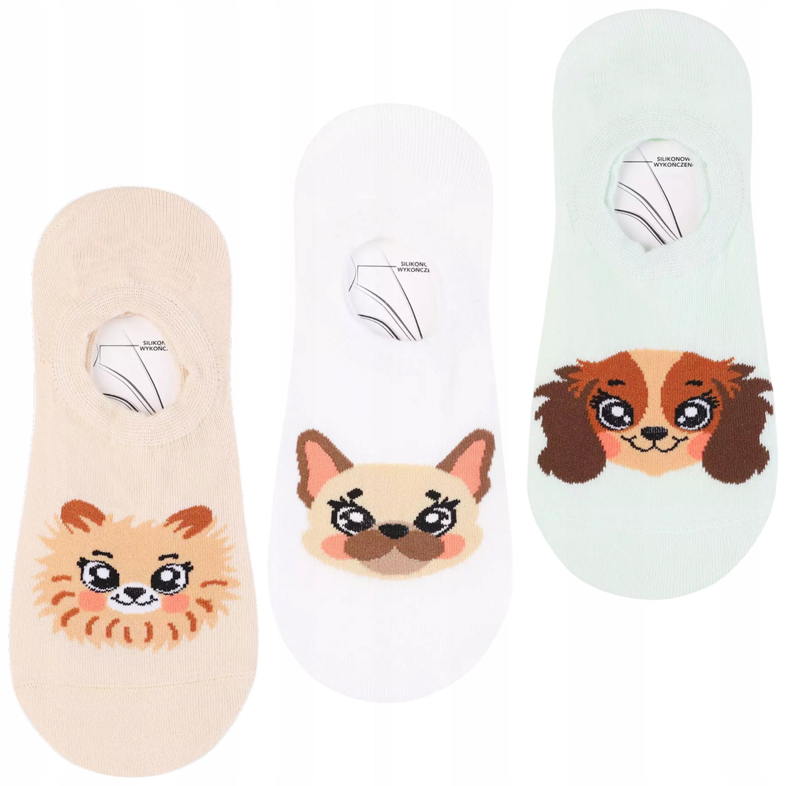  Füße damen moradsch socken ballerinas pommes popcorn pizza 3-paare 35-38