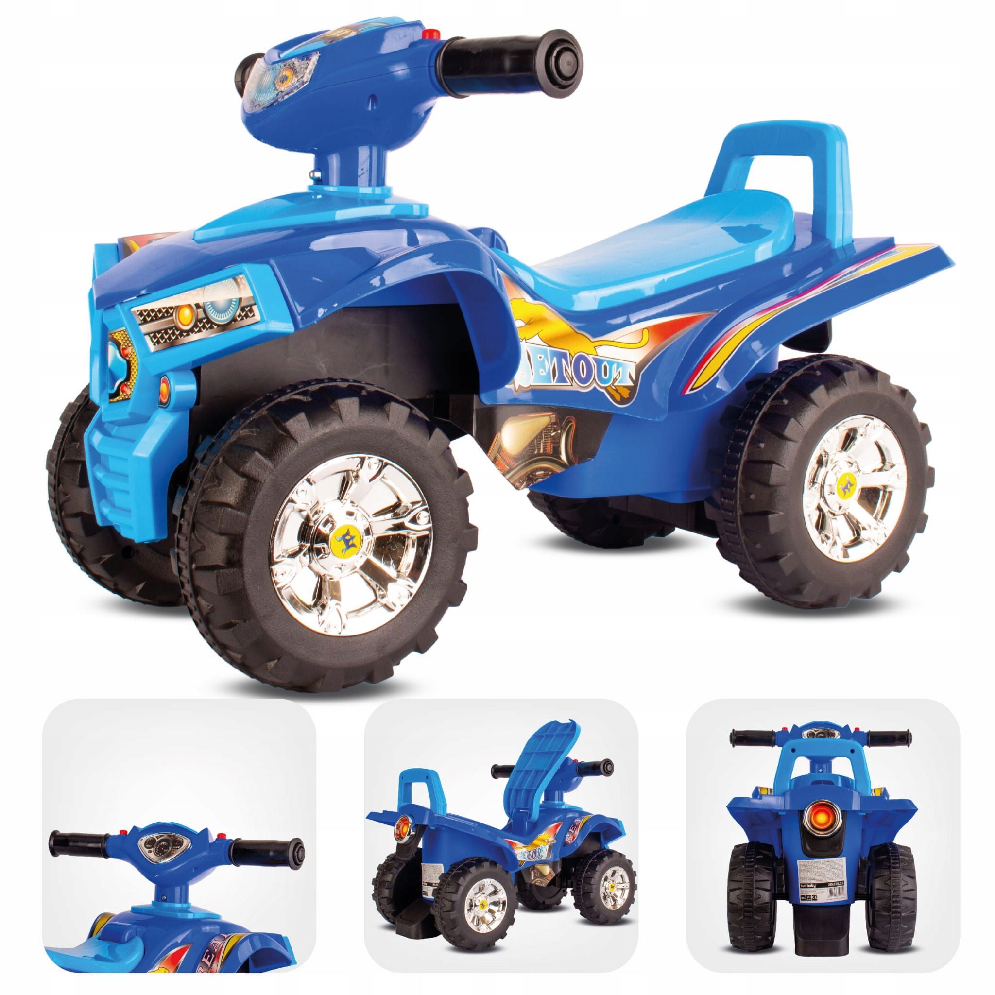 Kick scooter with push handle walker for children mercedes benz g pusher storage box sound