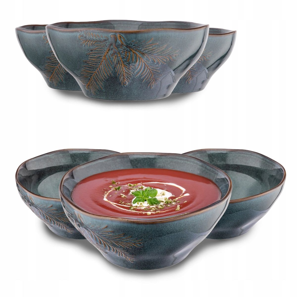  Obědové talíře soubor desky sodík 6 osob altom design borovice las 27 cm