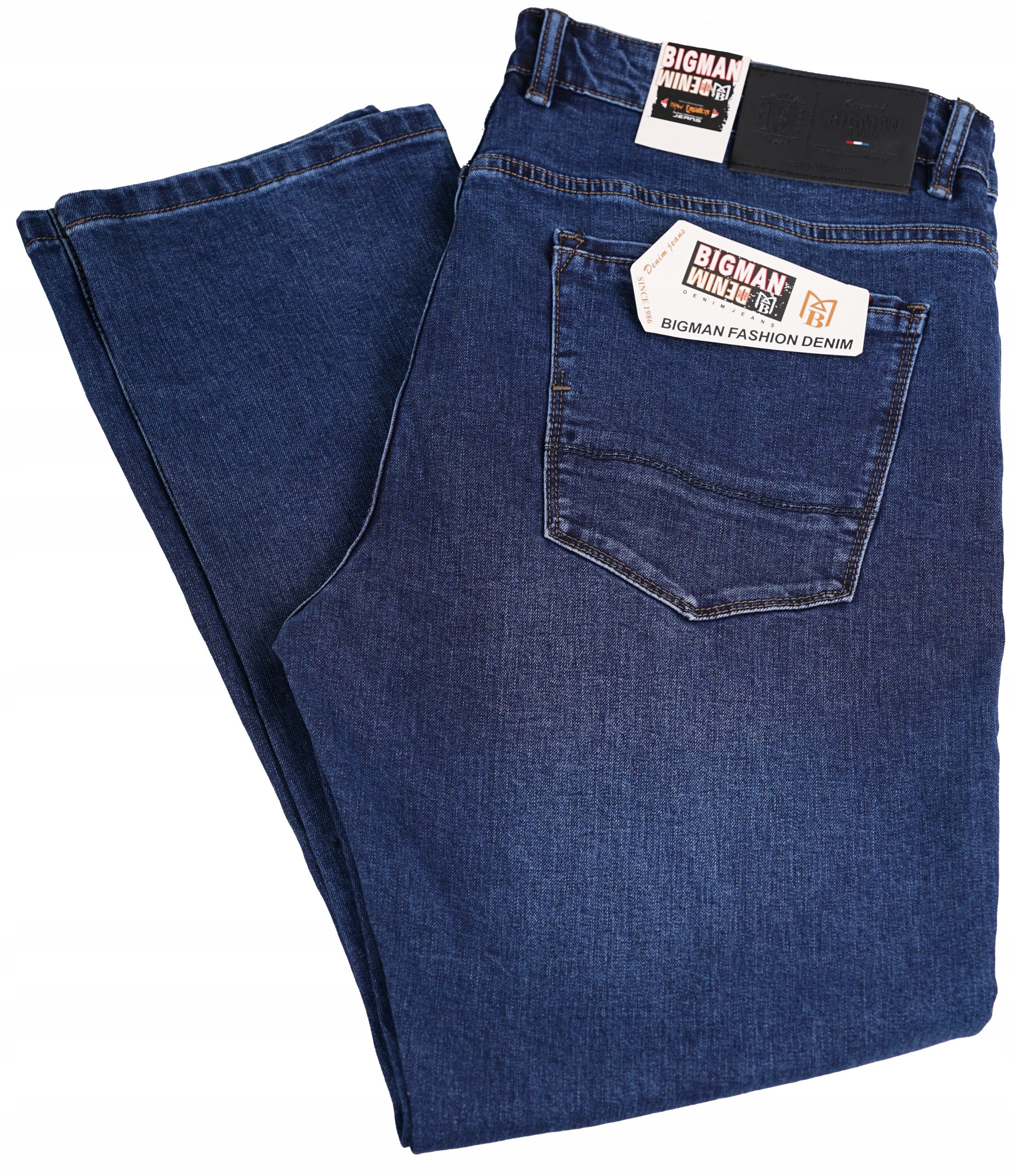  Jeanshosen für herren sarol dunkelblau jeans klassisch w33 l32 gürtel 86-92