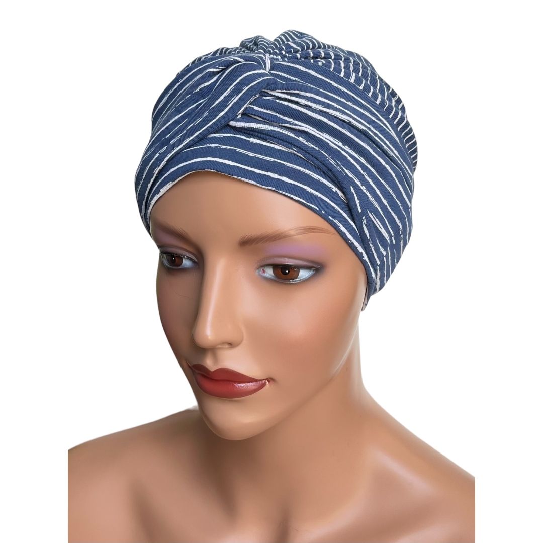  Turban ženský sara ocean pohodlné czapka vyrobené z bavlny tiež po chemoterapiu