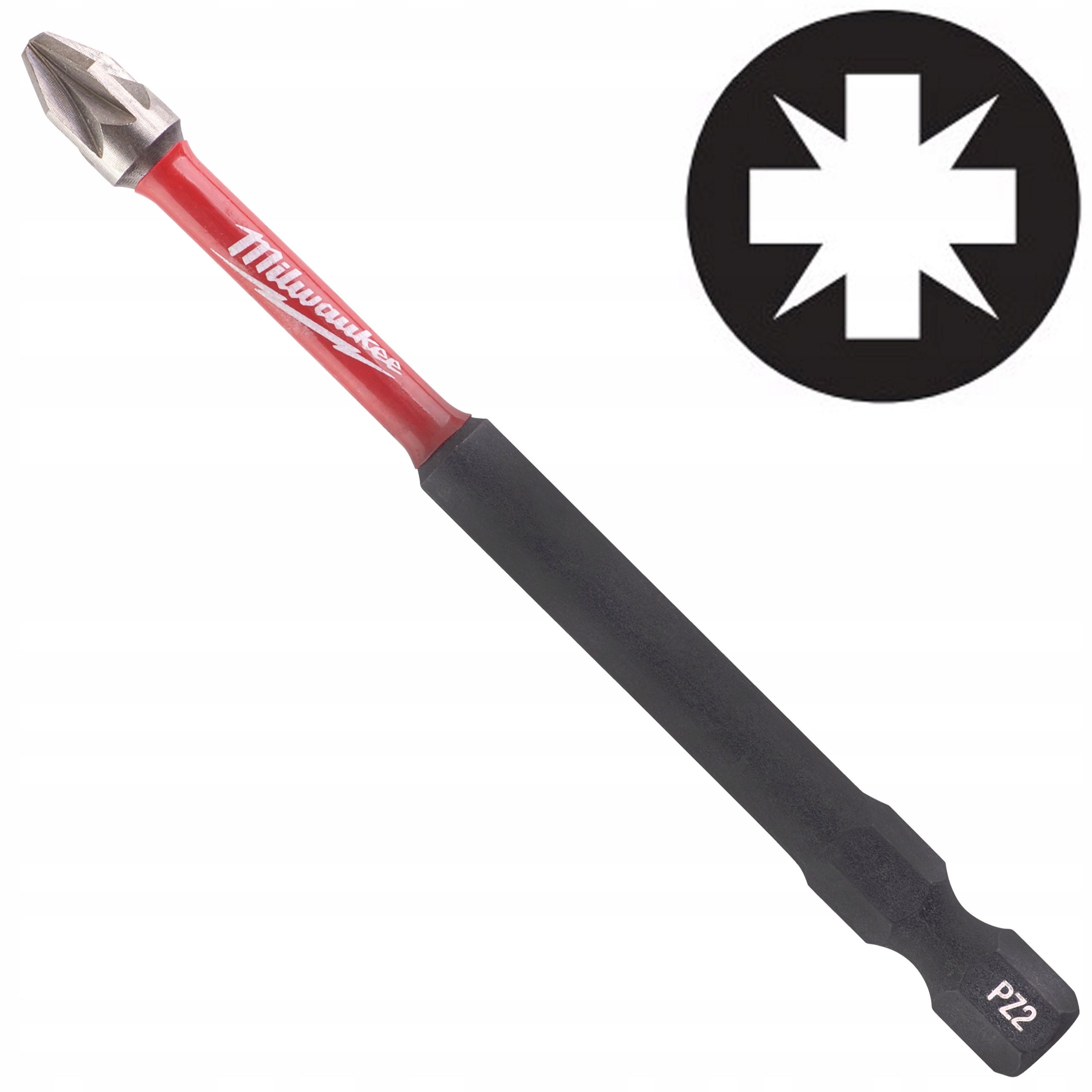  Hlava rázová vlna milwaukee philips ph2, 150 mm 1 počítač. shockwave robiť skrutkovače