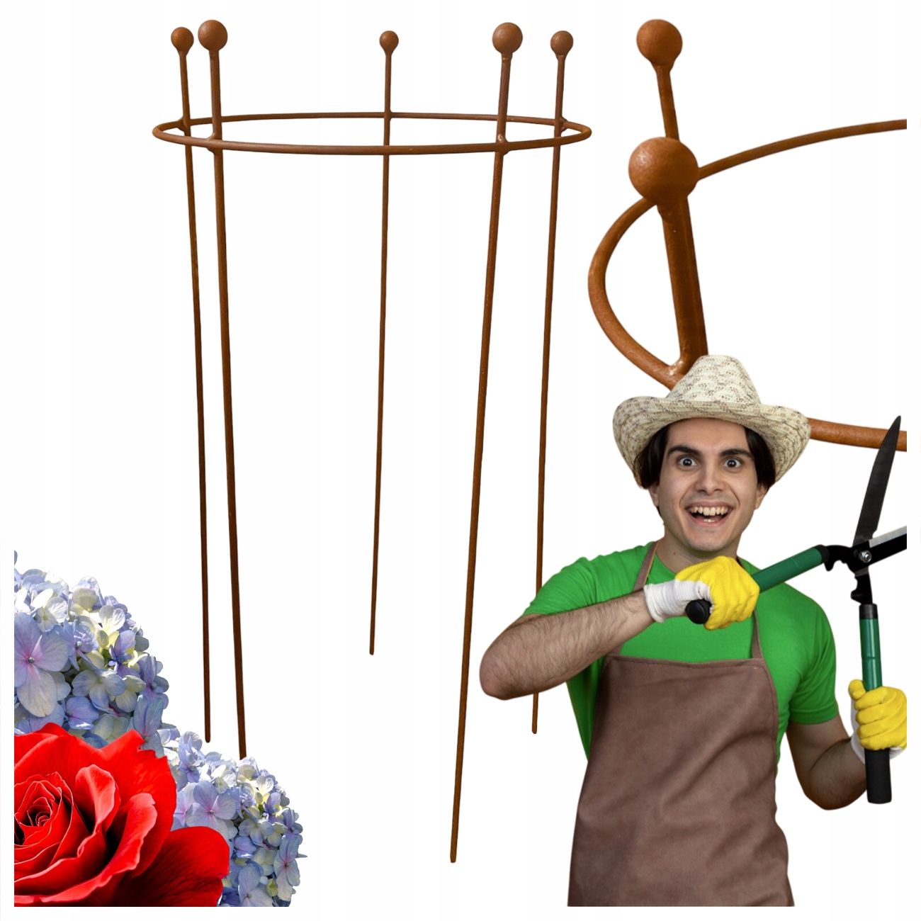  Podpora rostlin popínavé rostliny žebřík květiny hortenzie velikost podporuje 150 cm