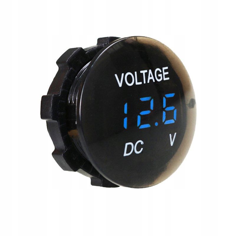  Voltmeeter 3-30v dc pingemõõtur punane lcd 0,28" õhukindel