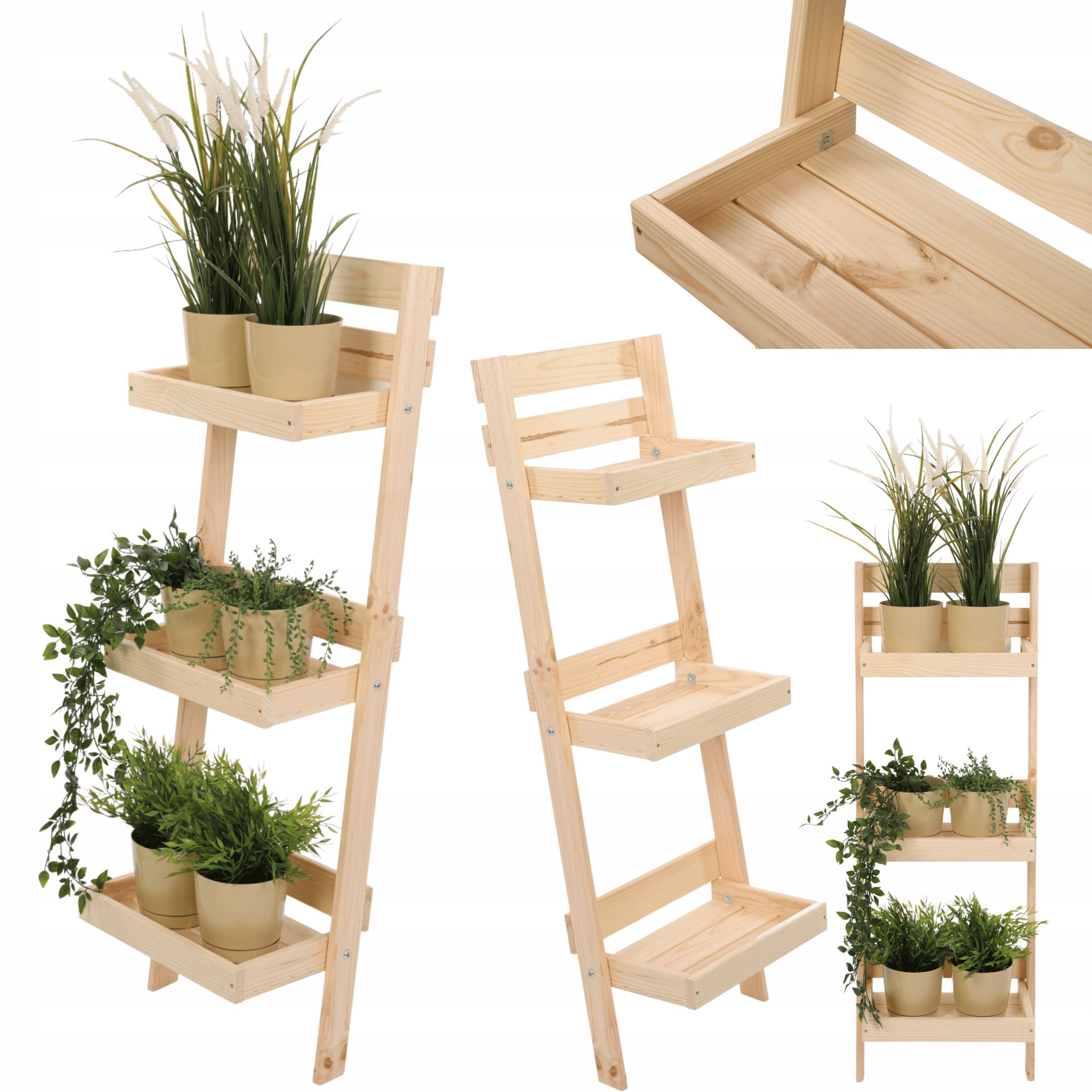 Flower stand opierany ø walls flower stand shelf for plants 145x77cm eco