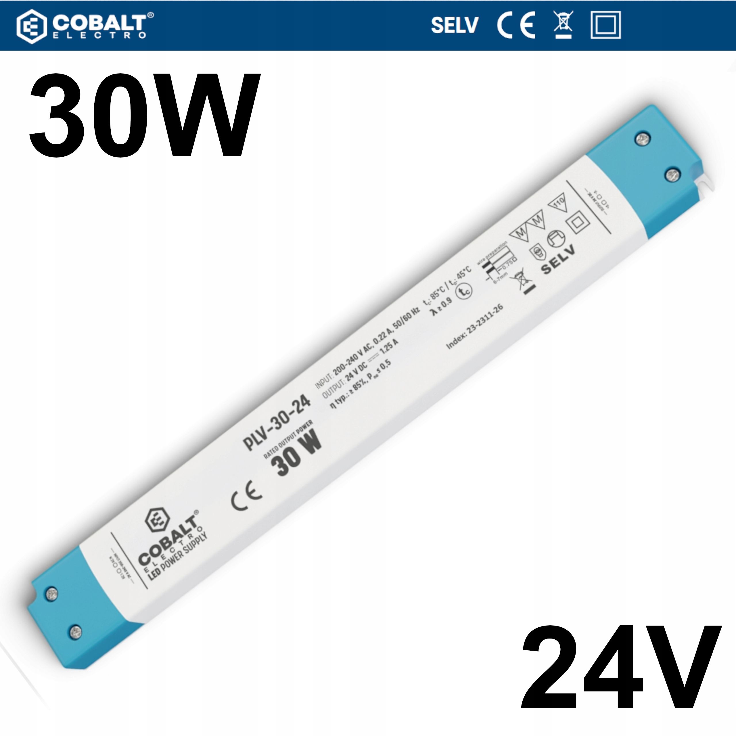  Modulárny napájací zdroj pre led pásy slim cctv 24v 120w