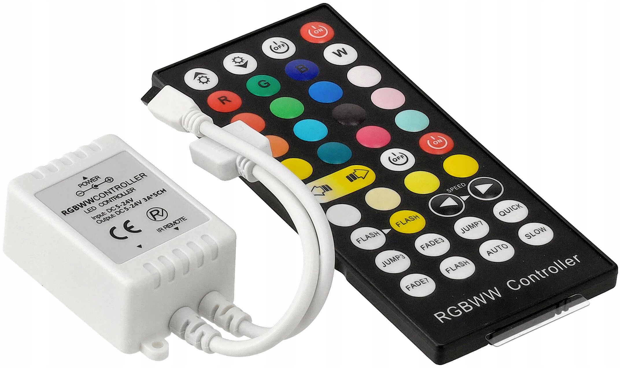  Valdiklio led juostos rgb smart tuya 5-24v 6a dc programėlė mobilus