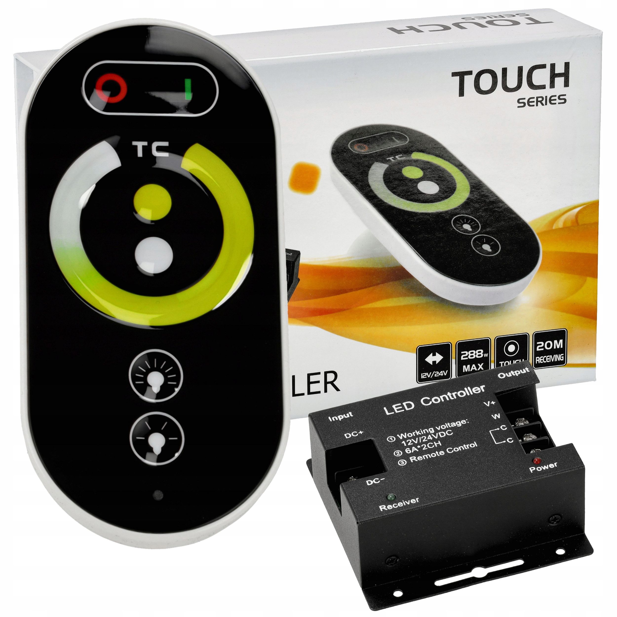  Valdiklio led juostos rgb smart tuya 5-24v 6a dc programėlė mobilus