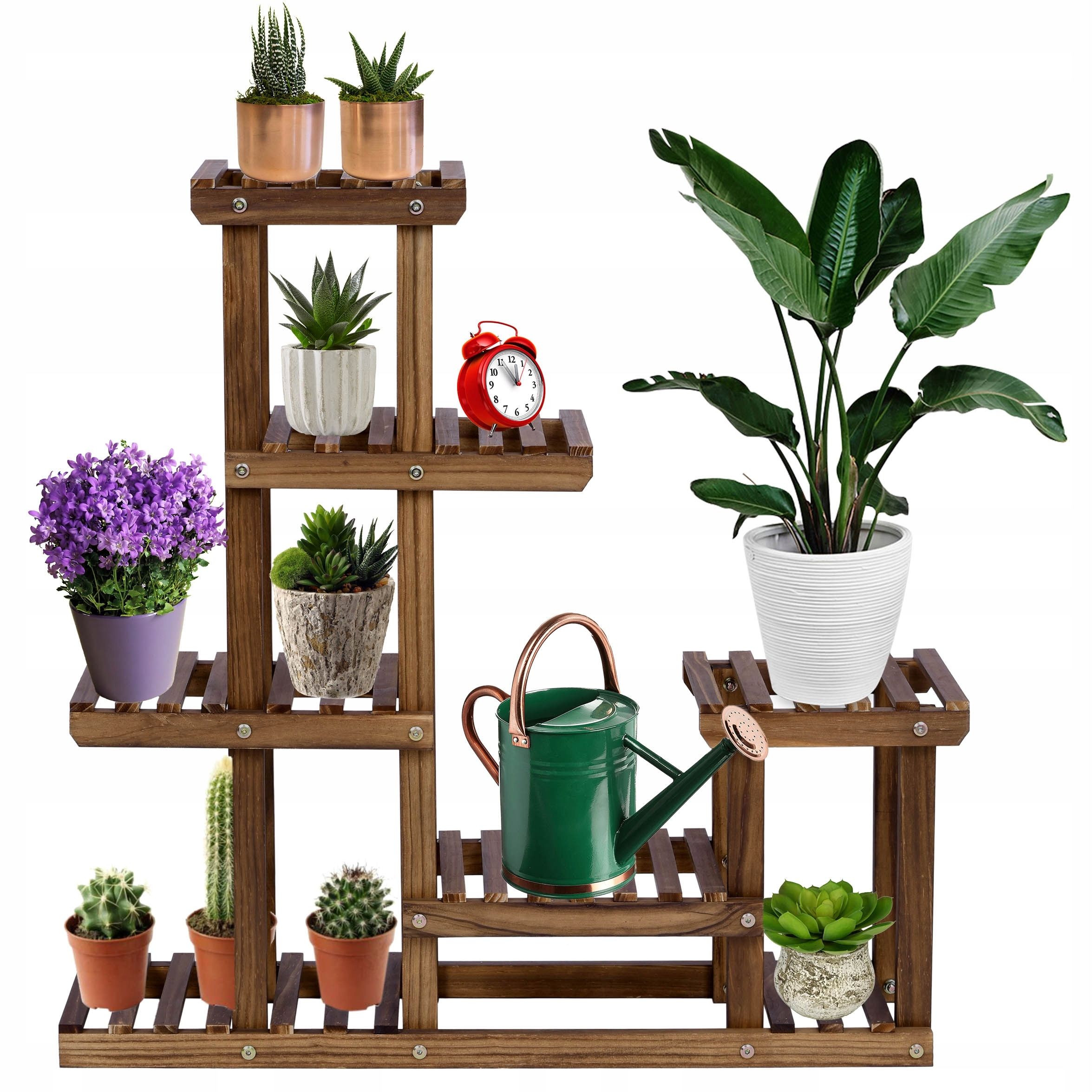  Metal stand for flowers flower stand flowerpots standing shelf with shelves loft style