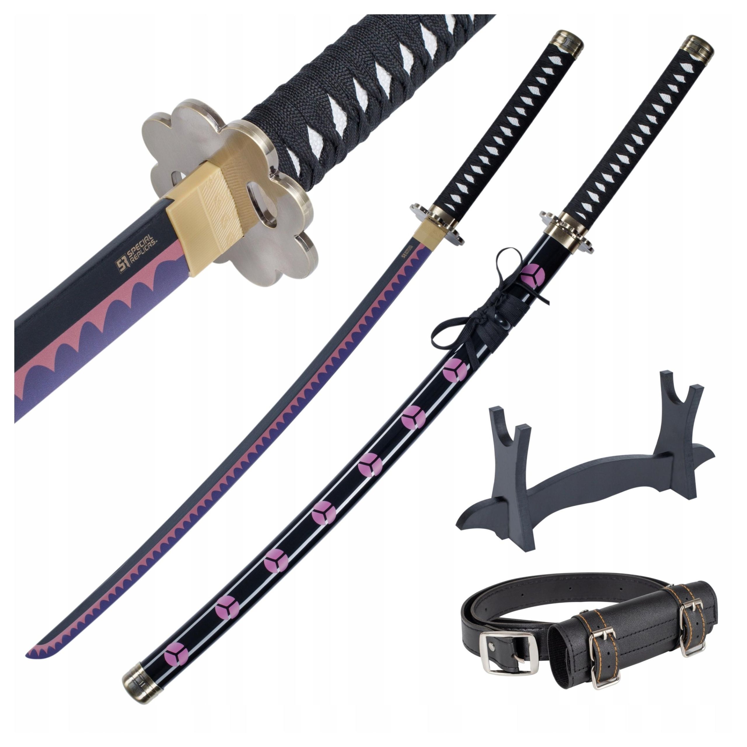  Mõõk katana roronoa zoro wado lchimonji üks tükk cosplay anime jt10512