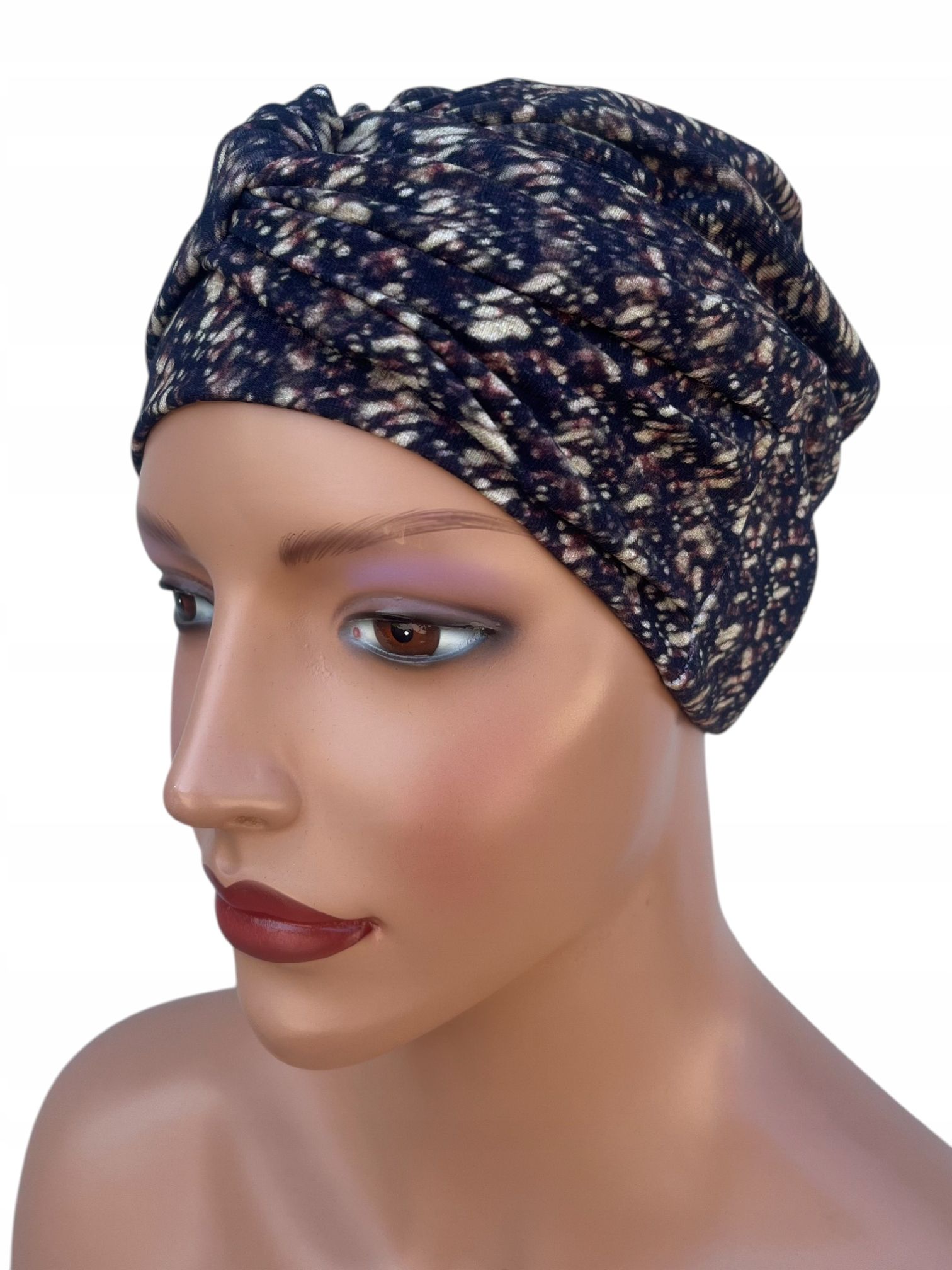  Turban ženský sara ocean pohodlné czapka vyrobené z bavlny tiež po chemoterapiu