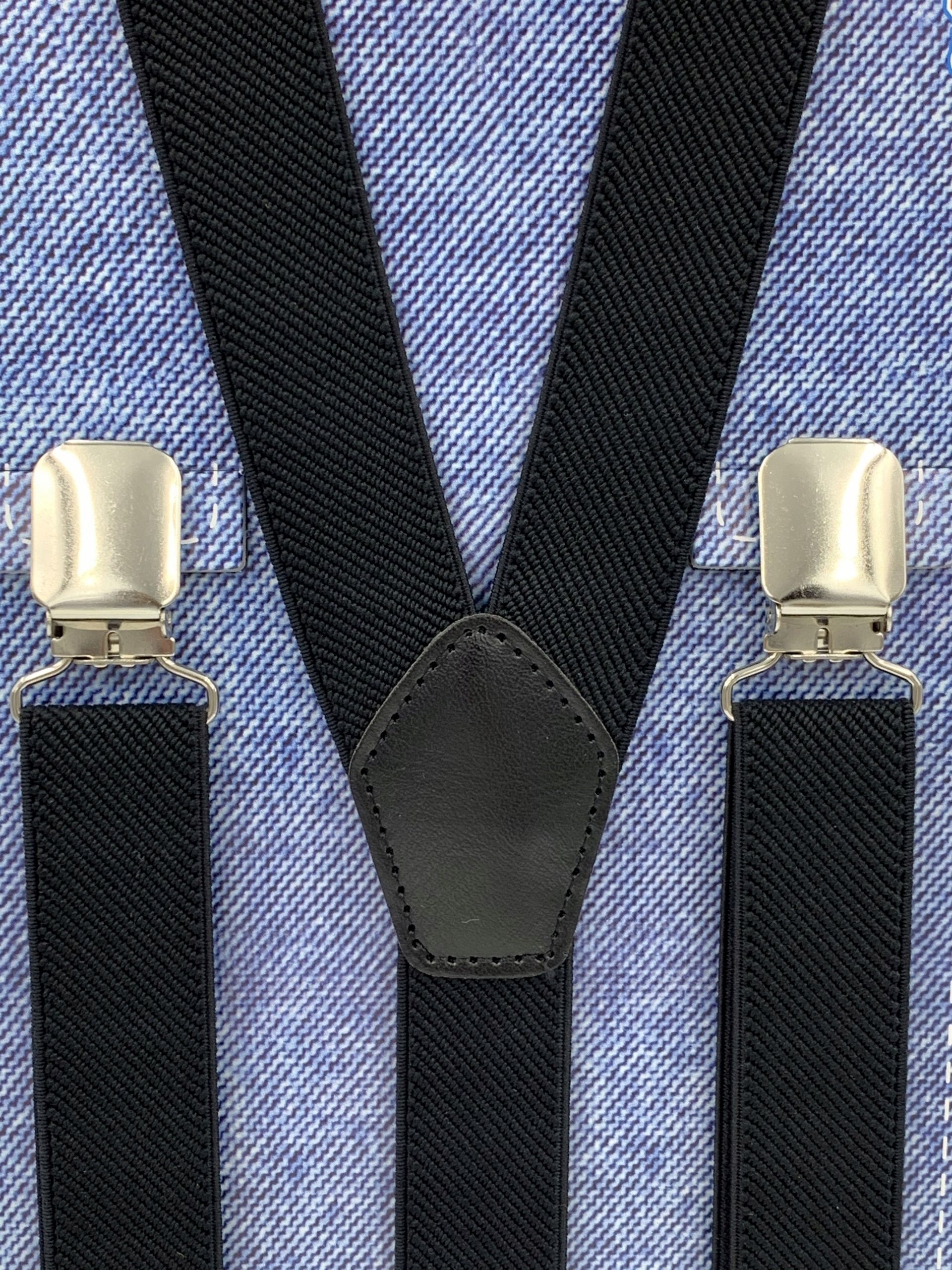  Burgundy uniform smooth braces for trousers