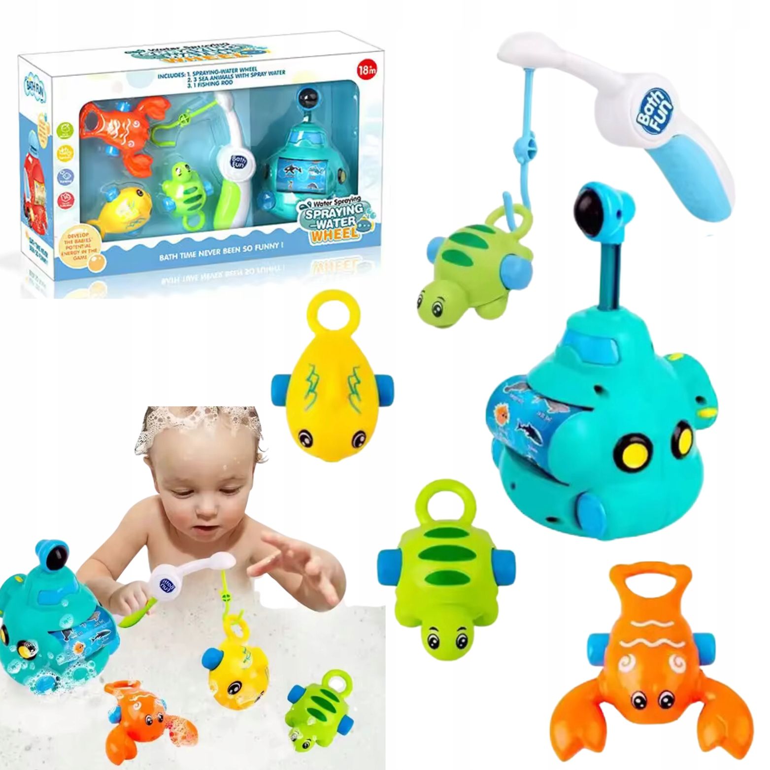  Badespielzeug badezimmer herstellung schaum blasen heiter krabbe melodien musik