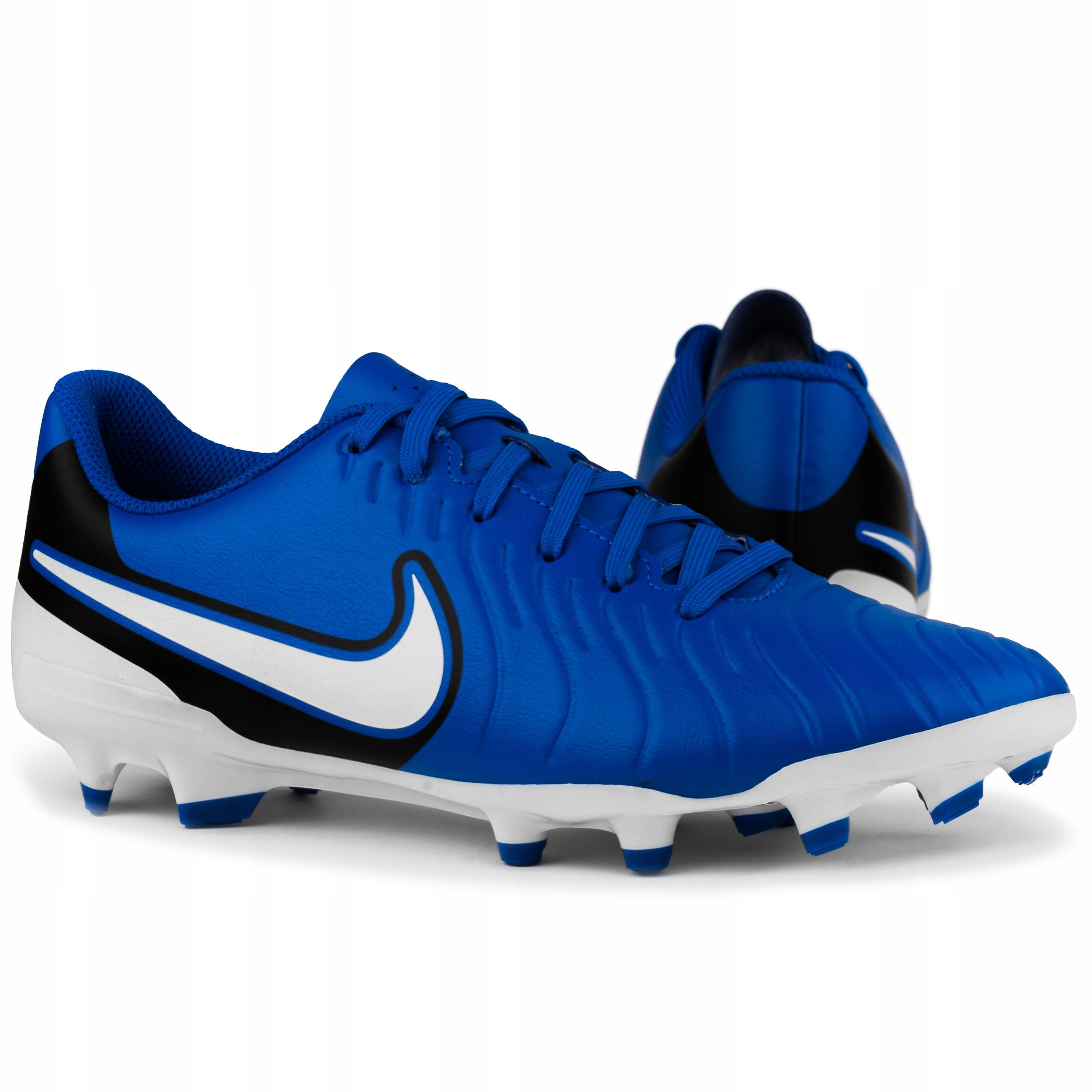  Football boots with spikes nike vapor 14 club fg/mg chlorine blue / laser orange dj2903 484