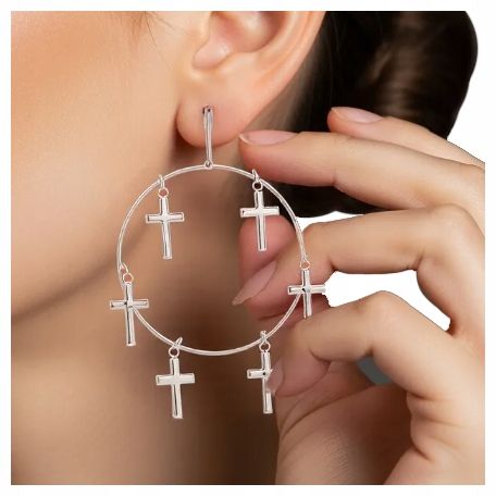  Ohrstecker farbe silber lang quasten diamanten bälle elegant 125mm