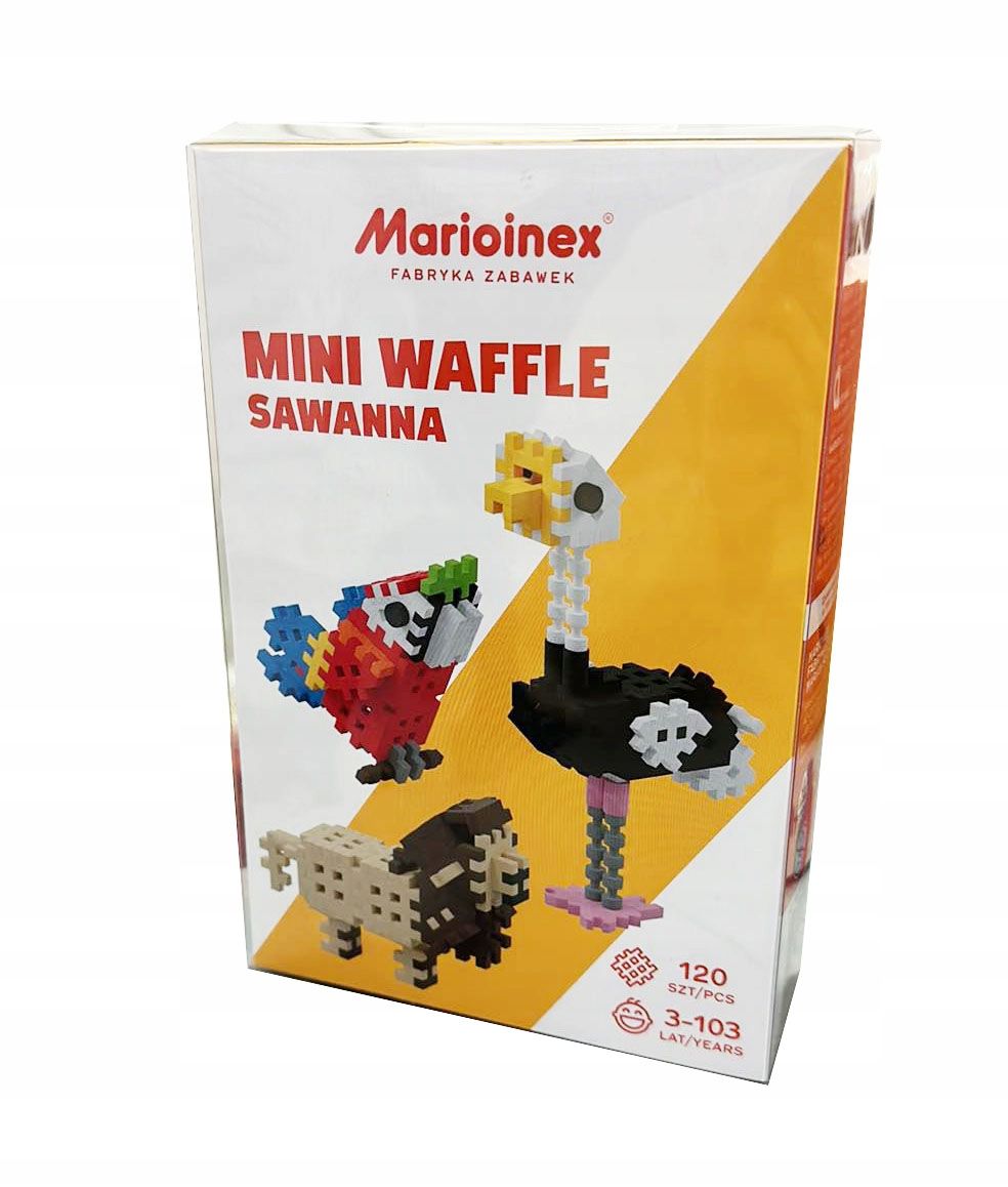 Mini waffle marioinex 60 kompiuterių. kaladėlės dėlionė medis