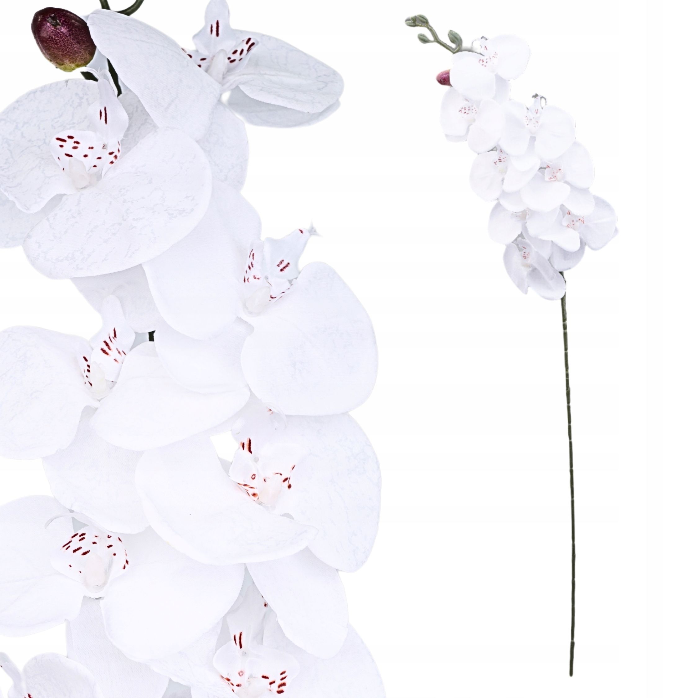  Mākslīgais zieds orhideja zars dekoratīvs rotājums florists pik 62cm