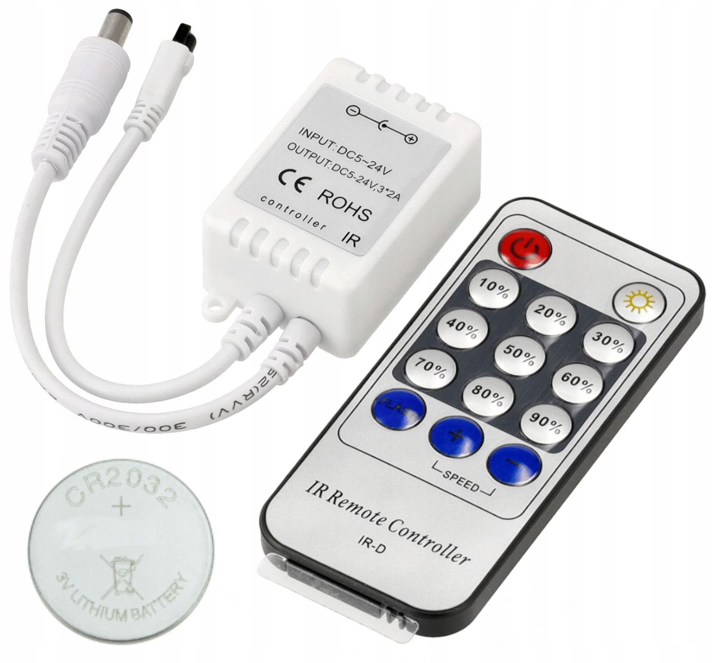  Valdiklio led juostos rgb smart tuya 5-24v 6a dc programėlė mobilus